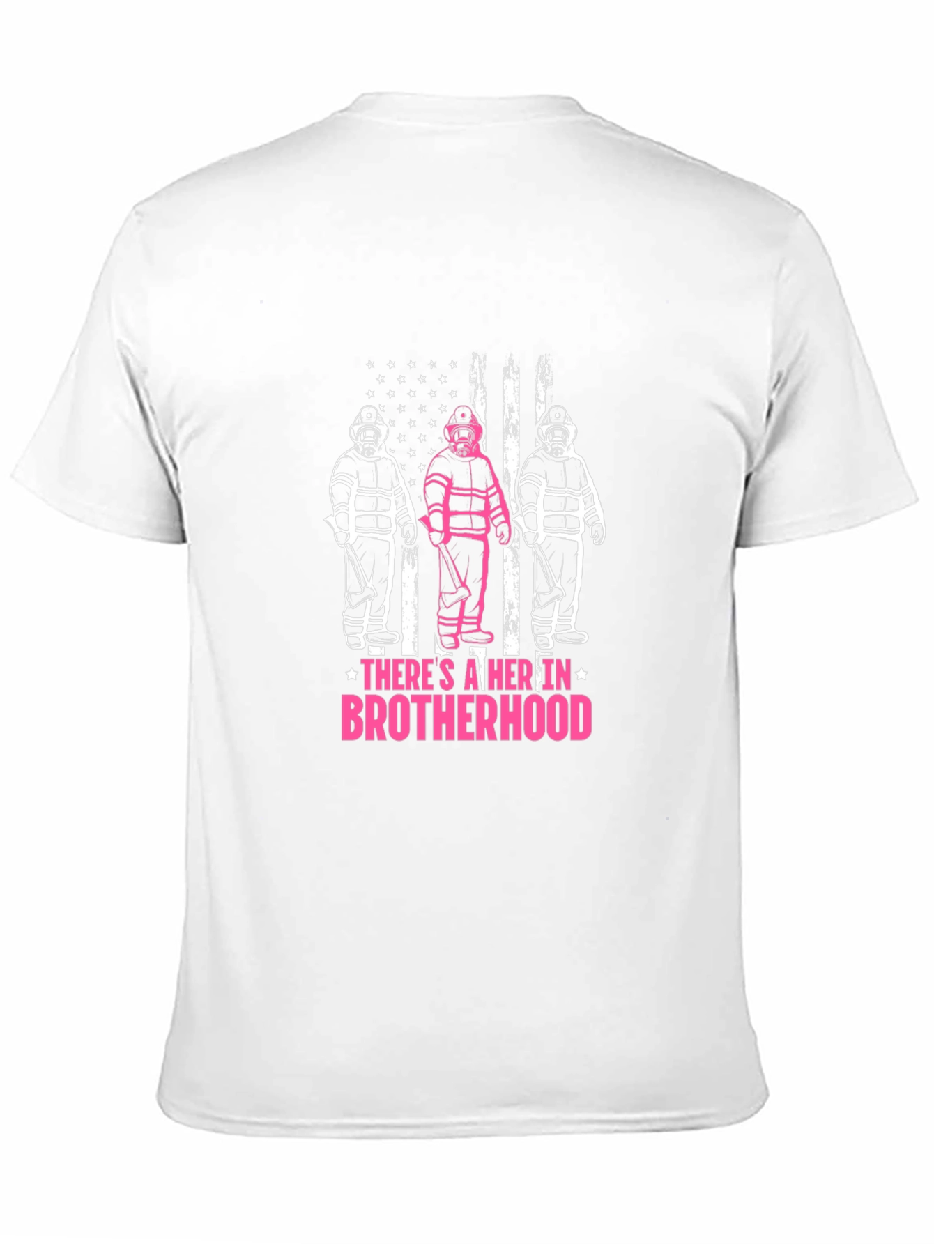 Black Brotherhood Firefighter Graphic Tee - Black view 11