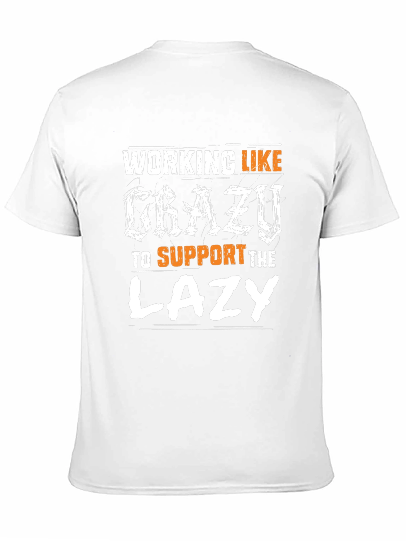 Black Working Like Crazy T-Shirt - Unisex view 11