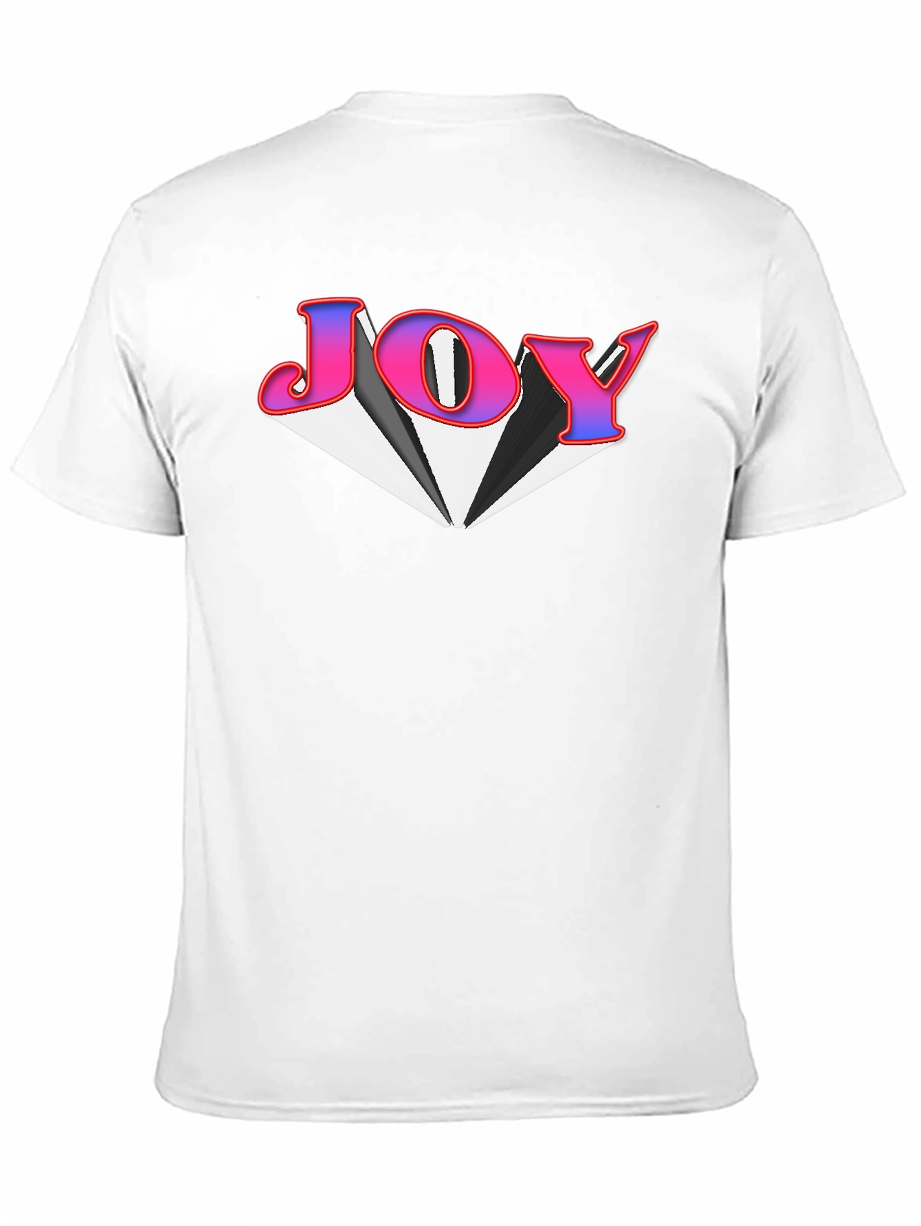 Black Joy Graphic Tee - Black Cotton Blend T-Shirt view 11