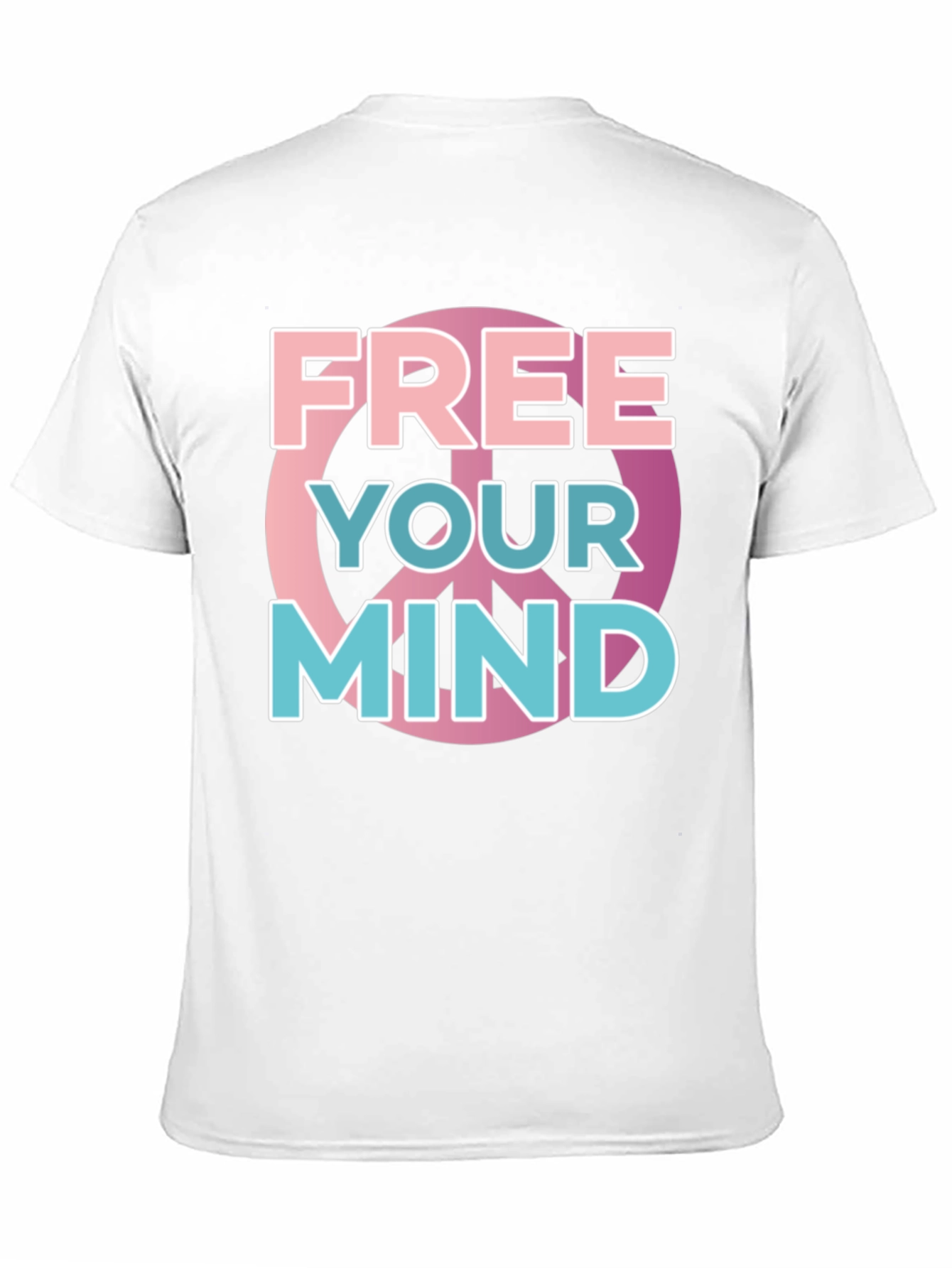 Black Free Your Mind Graphic Tee - Black Cotton Blend view 11