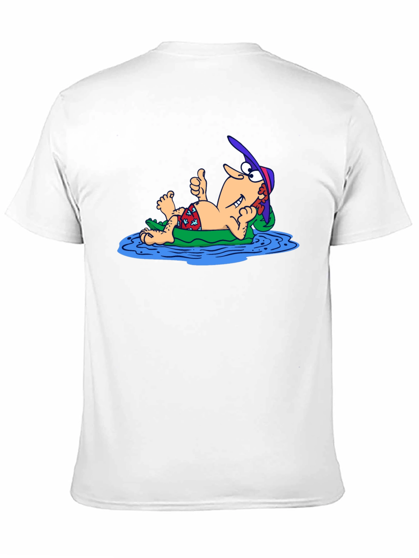 Black Funny Cartoon Relaxing T-Shirt view 11