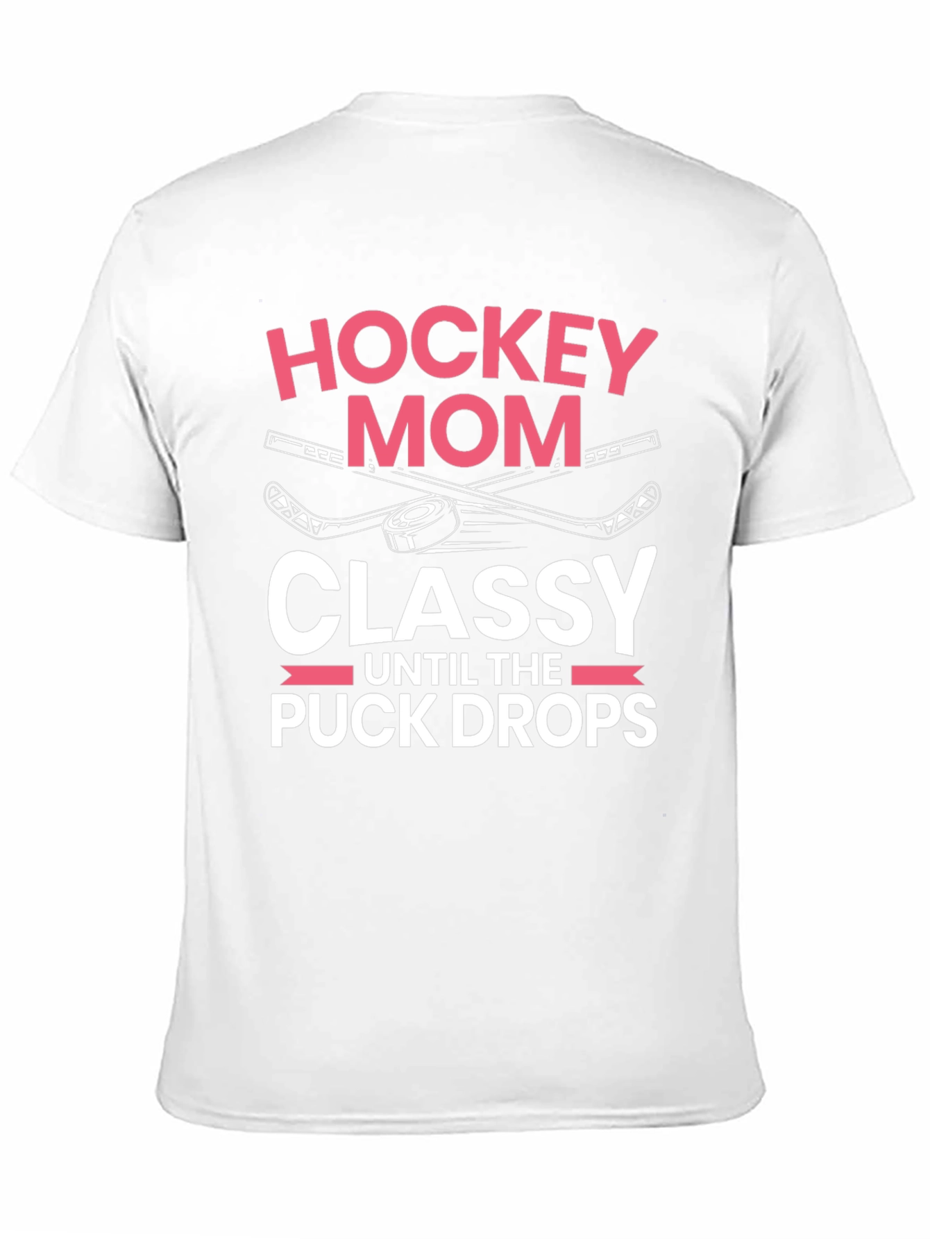 Black Hockey Mom Classy T-Shirt view 11