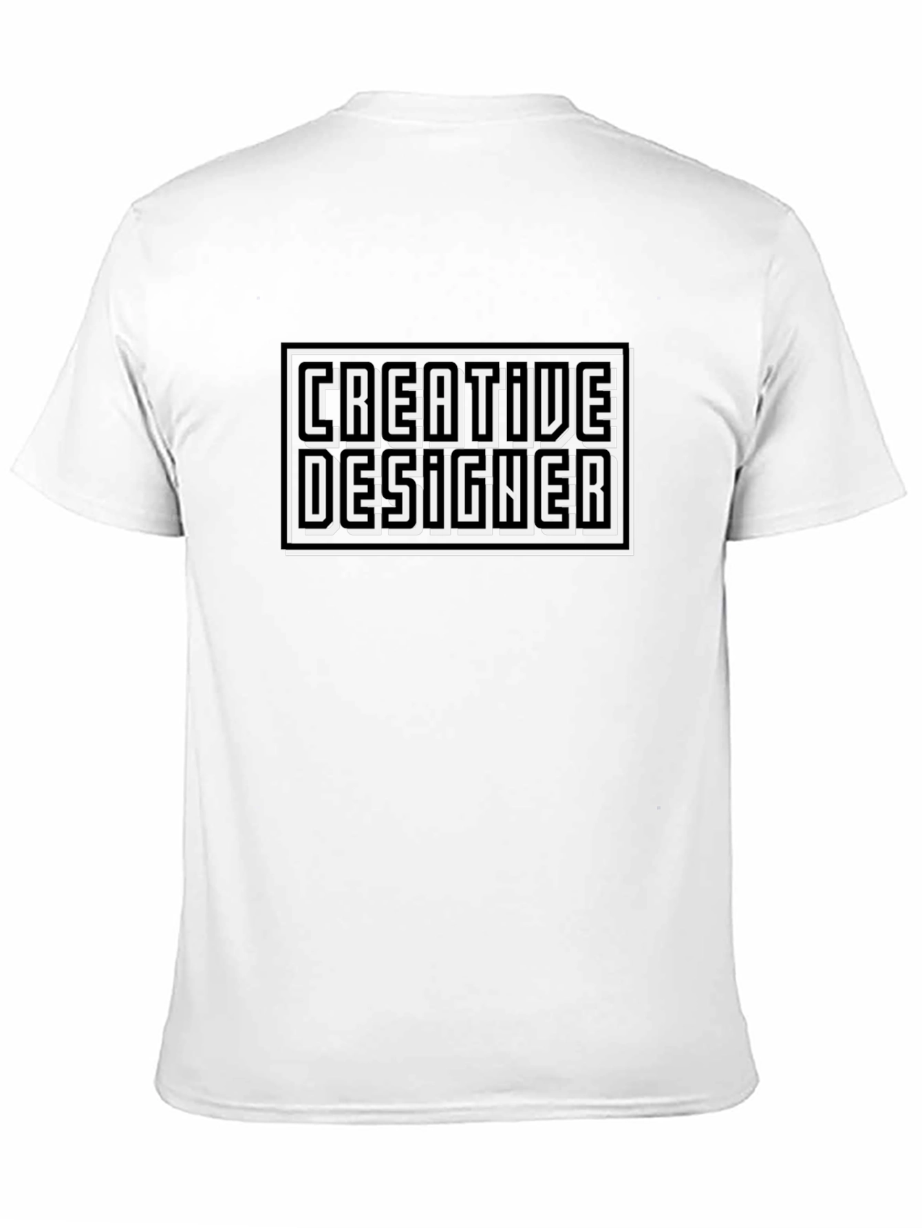 Creative Designer Black T-Shirt - 11