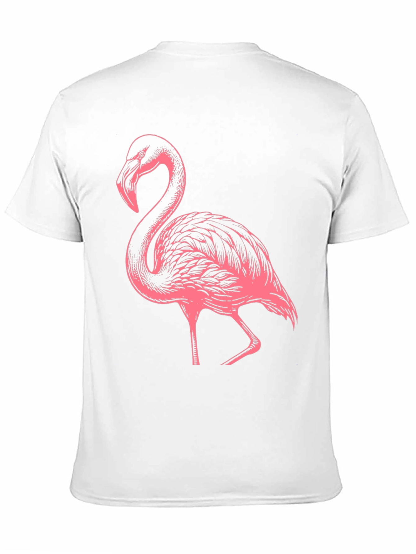 Black Flamingo Graphic Tee - Black Casual Shirt view 11