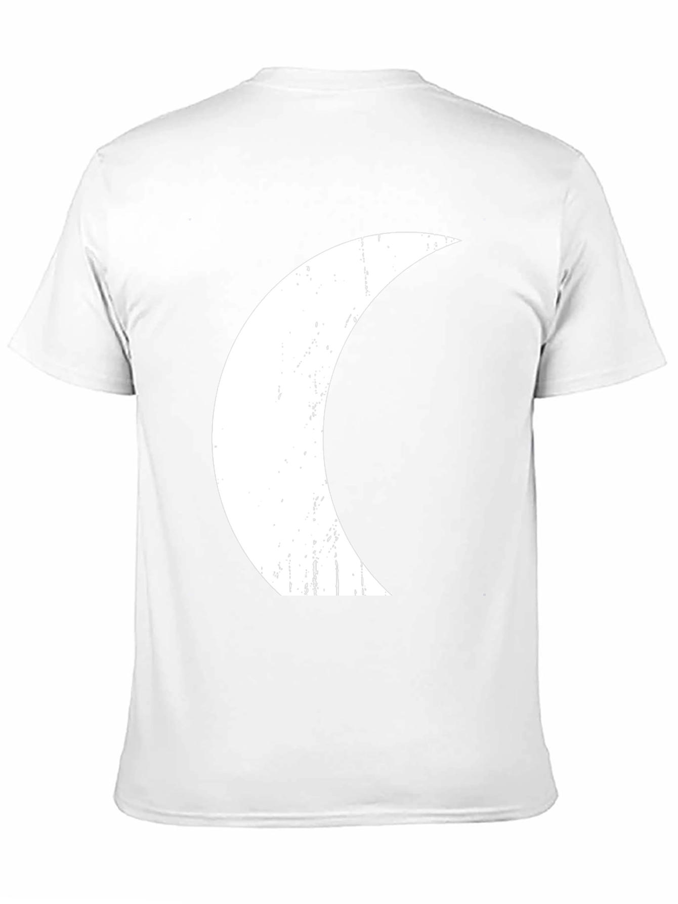 Black Crescent Moon Graphic Black T-Shirt view 11