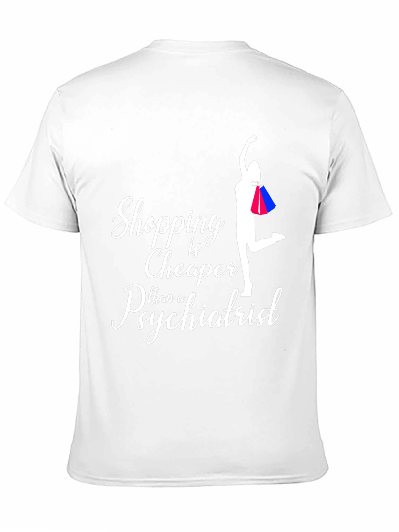 Black Shopping is Cheaper T-Shirt view 11