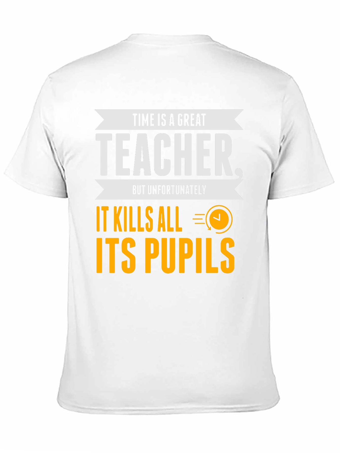 Black Time is a Great Teacher Graphic Tee view 11