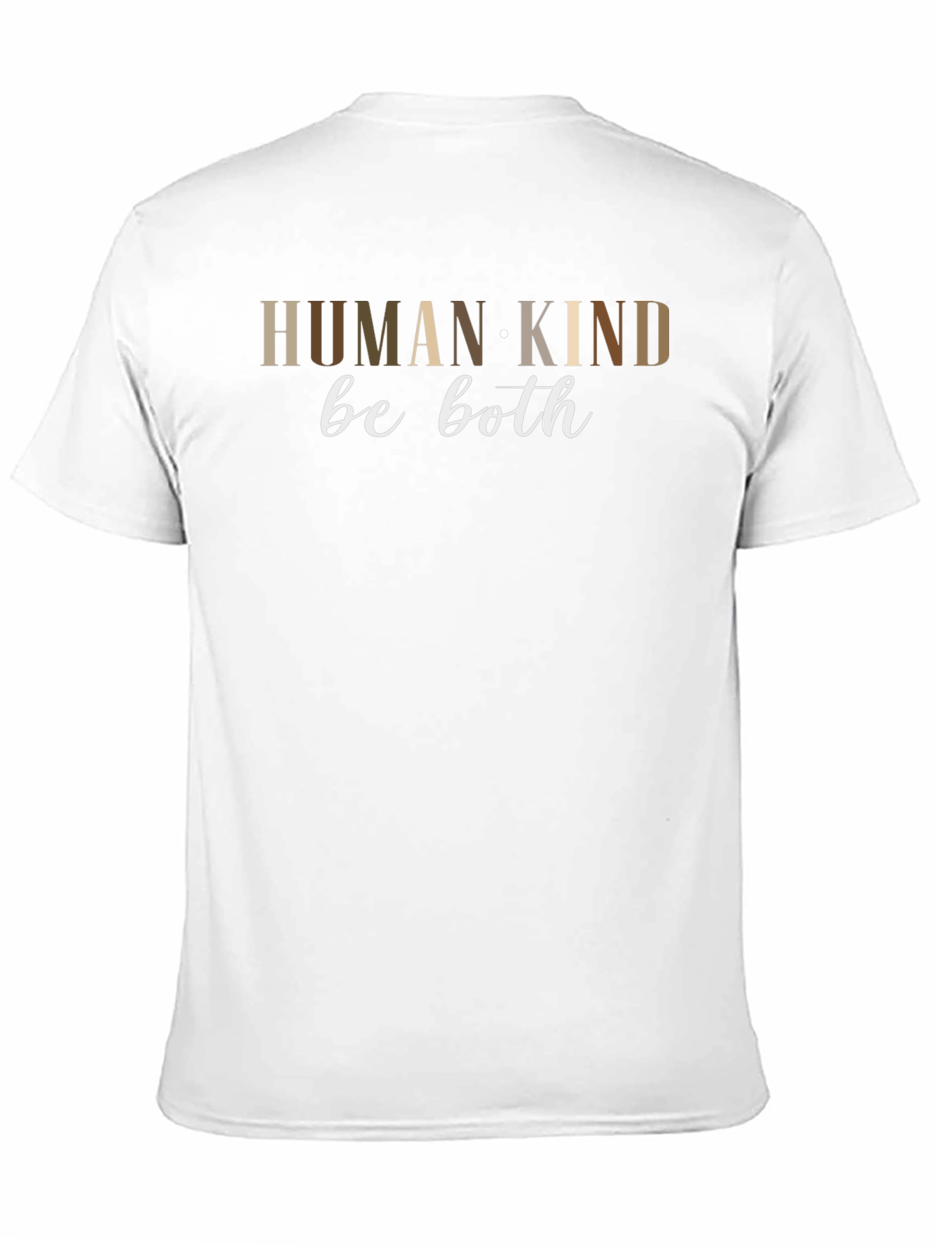 Black Humankind Be Both Graphic T-Shirt view 11