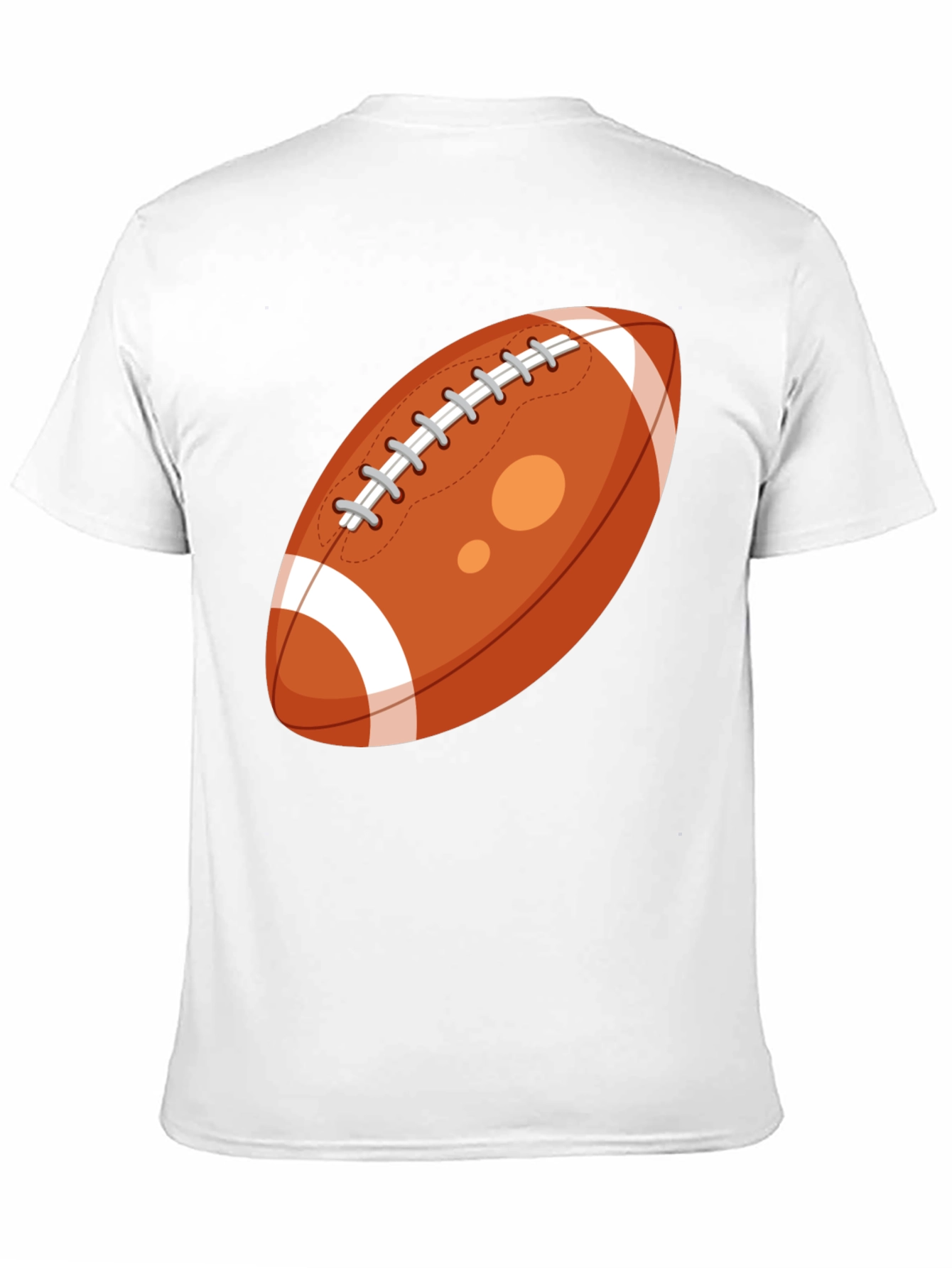 Black Football Graphic Tee - Casual Black T-Shirt for Sports Fans view 11