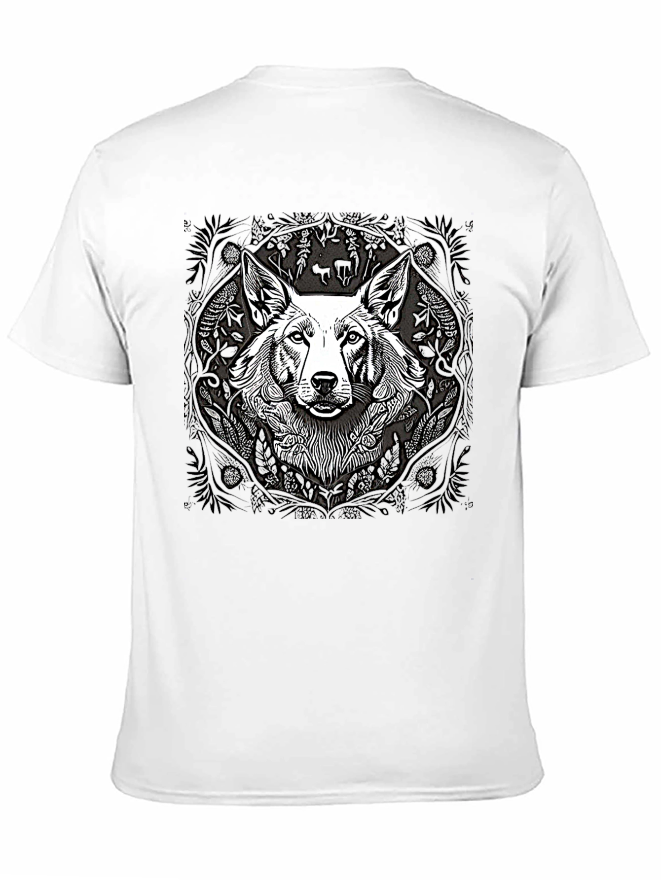 Black Black T-Shirt with Dog Graphic view 11