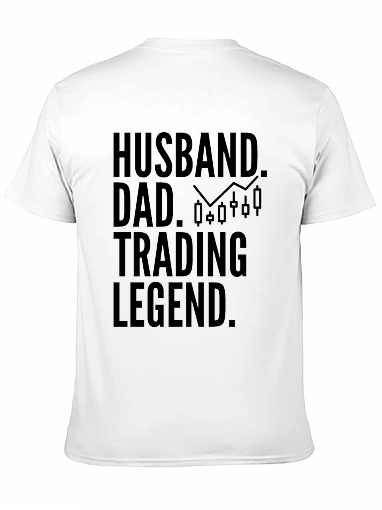 Black Husband Dad Trading Legend T-Shirt - Gift for Trader view 11