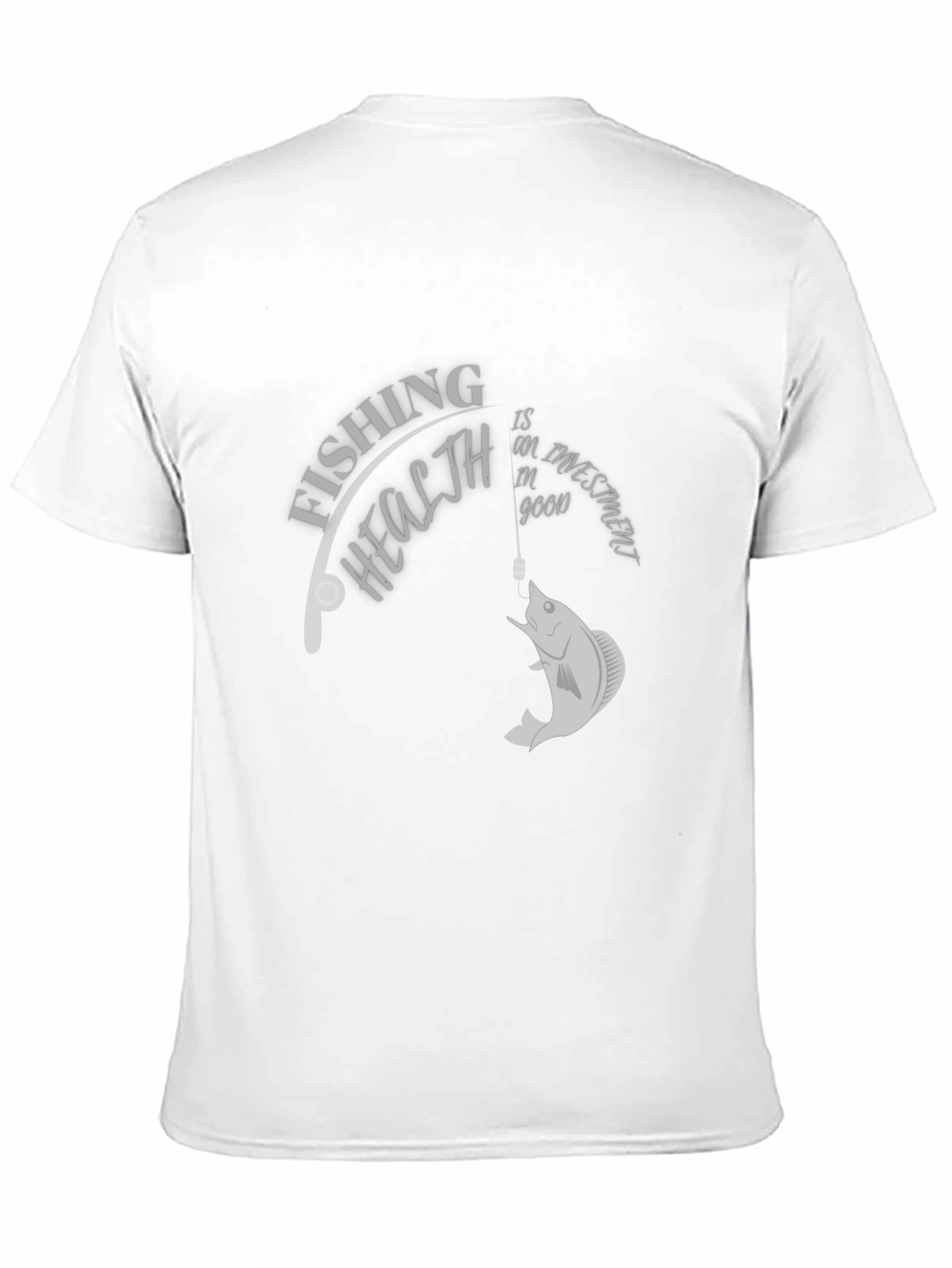 Black Fishing is an Investment in Good Health T-Shirt view 11