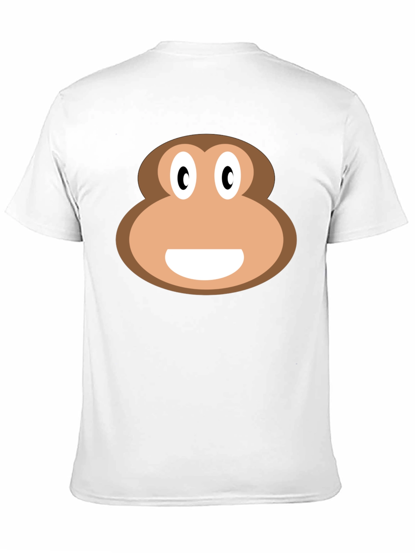 Black Monkey Face Graphic T-Shirt - Fun & Casual view 11