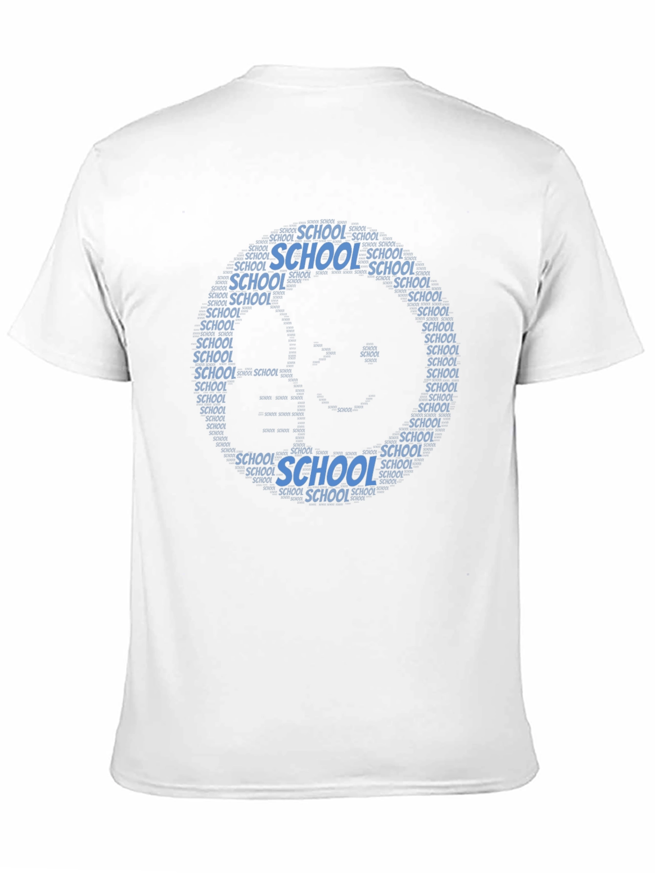 Black School Word Art T-Shirt view 11