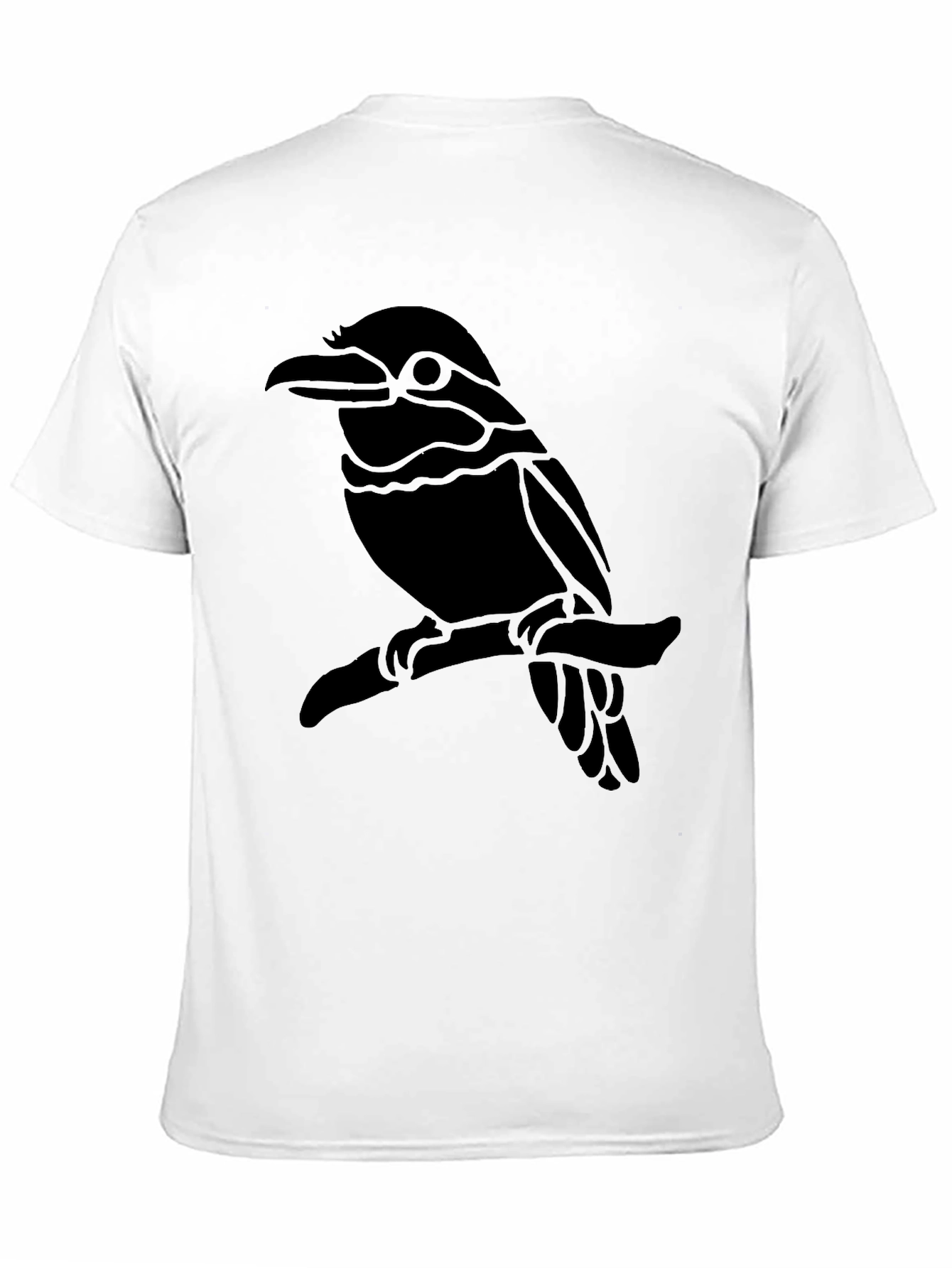 Black Bird Graphic Black T-Shirt - Casual Style view 11