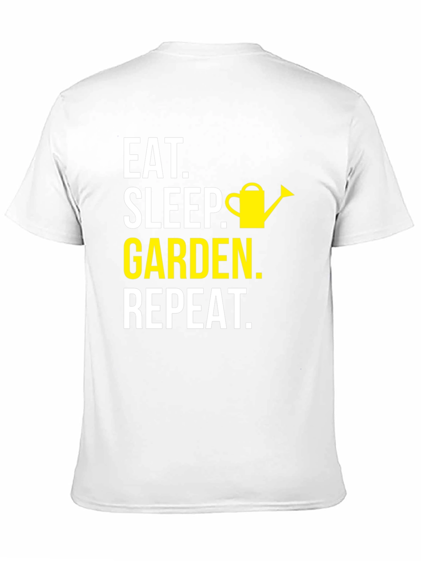 Black Eat Sleep Garden Repeat Black T-Shirt view 11