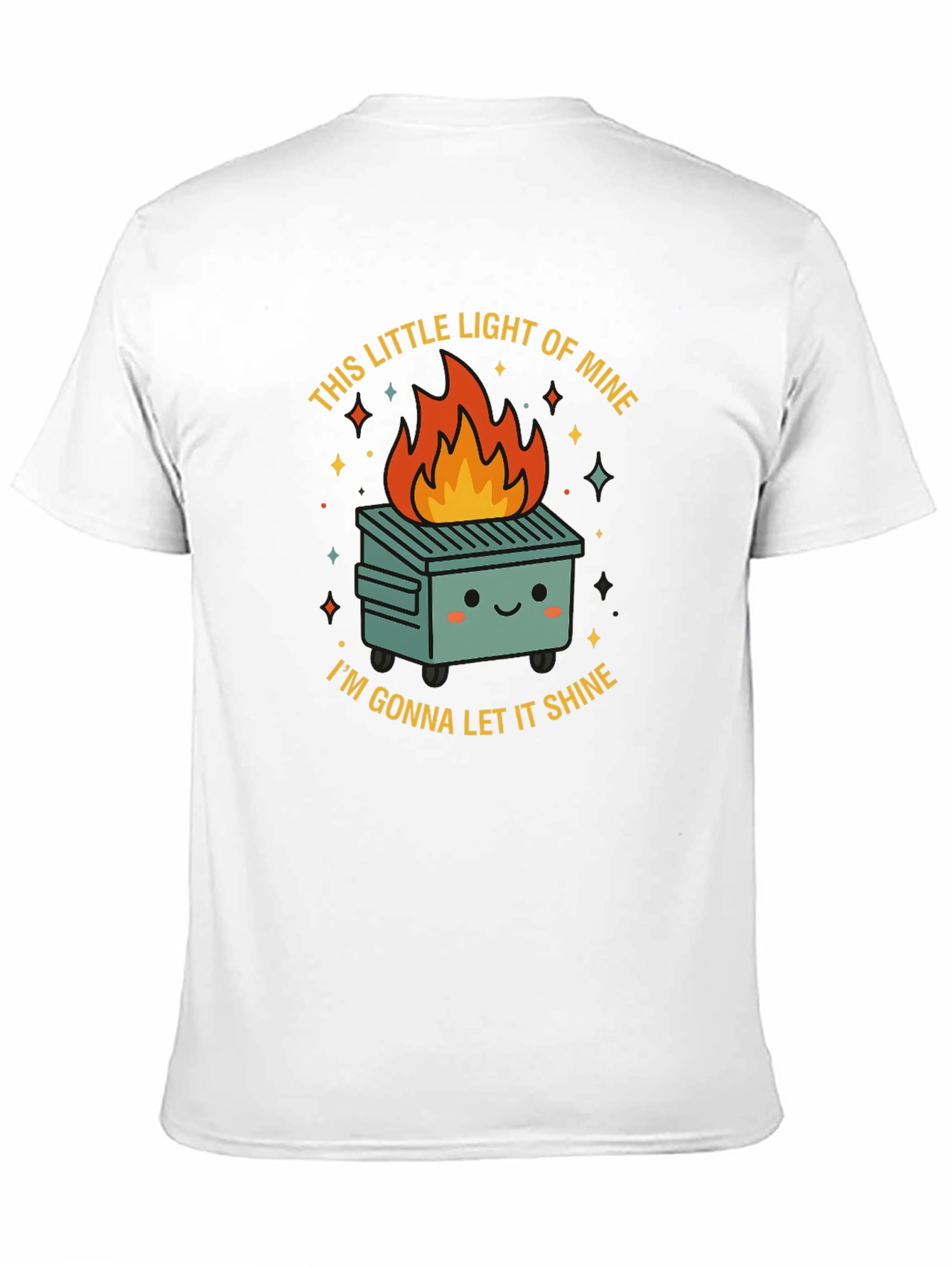 Black Dumpster Fire T-Shirt - This Little Light of Mine view 11