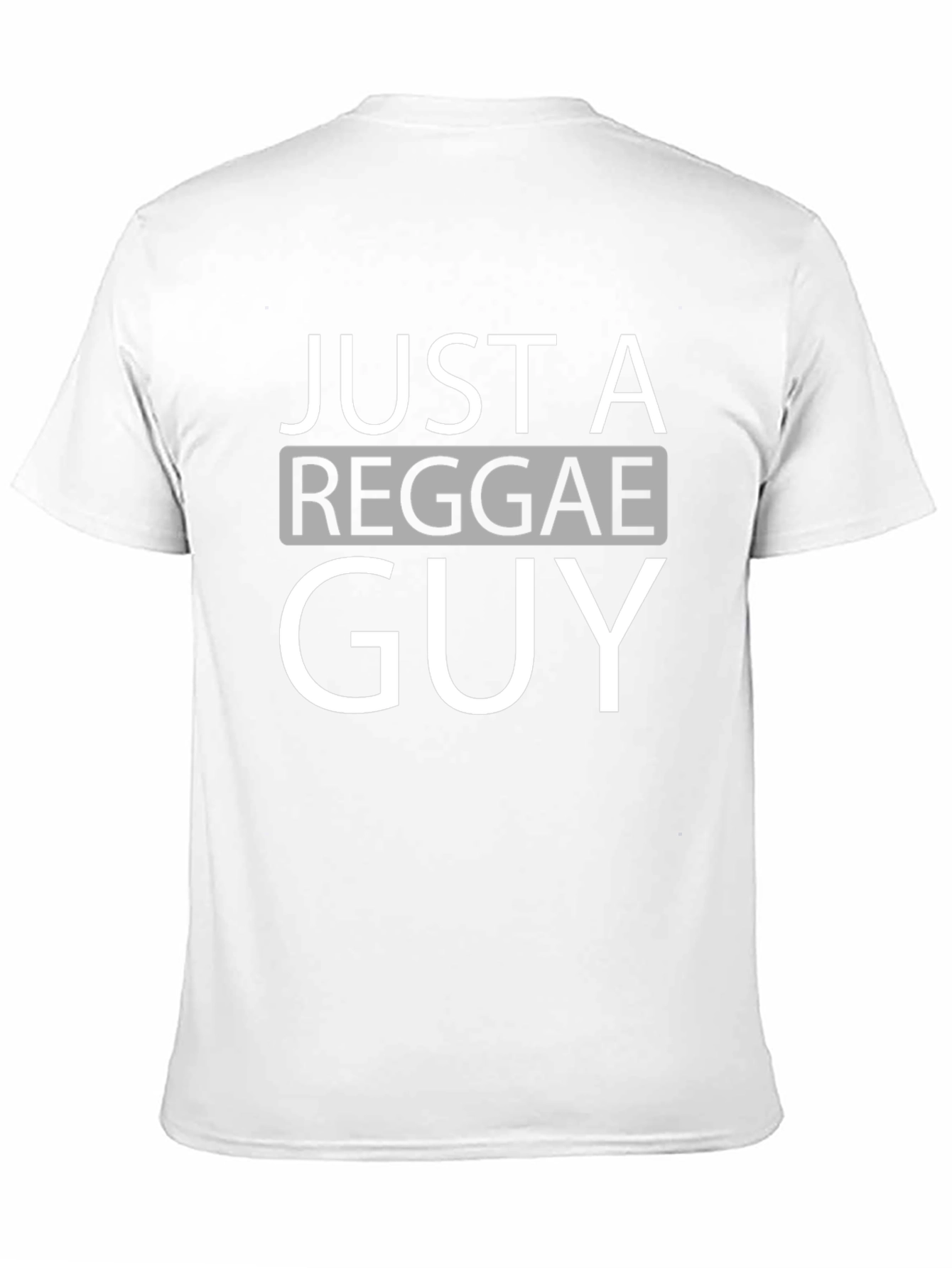 Black Just a Reggae Guy T-Shirt Black view 11