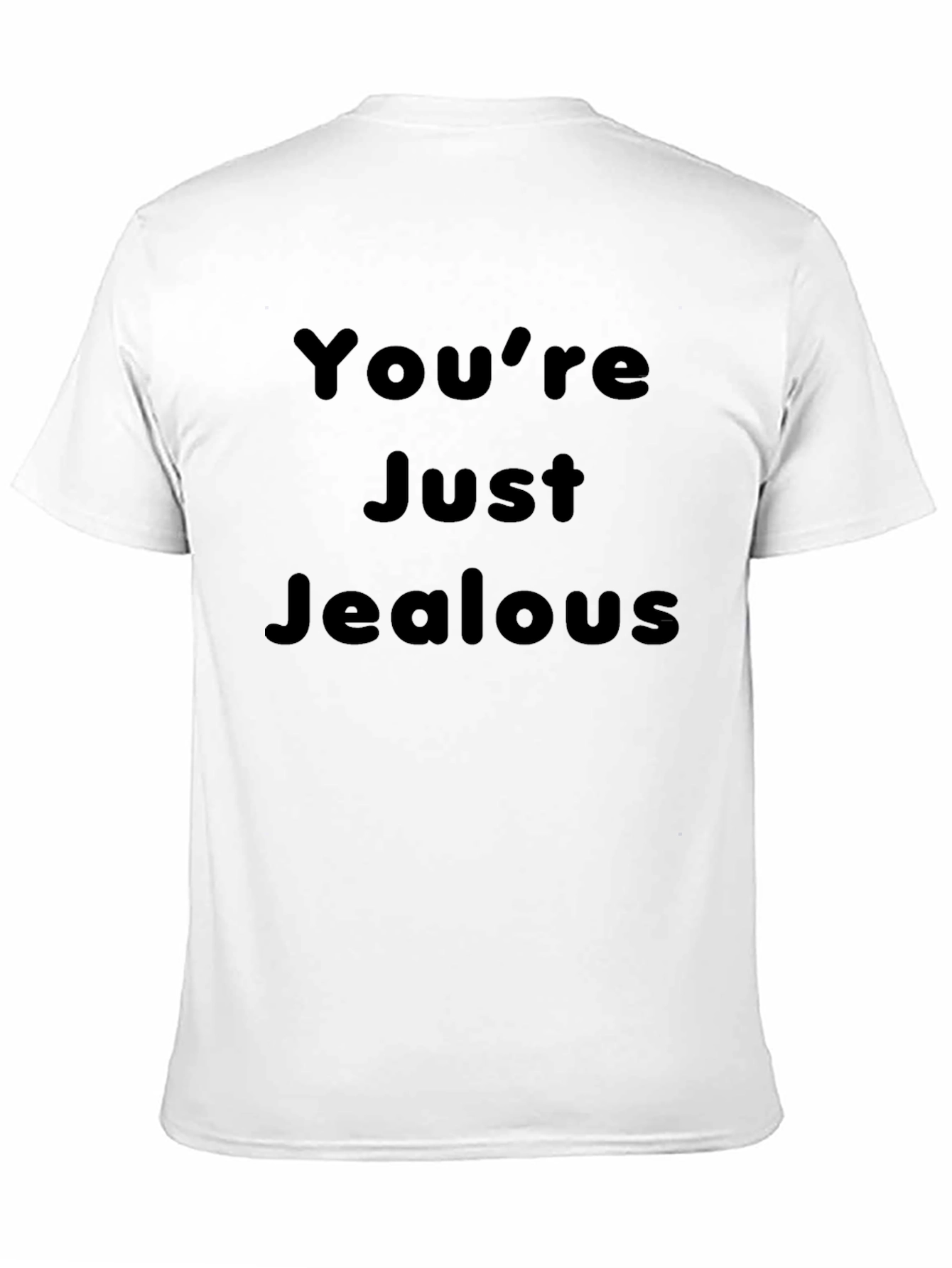 Black You're Just Jealous Graphic Tee - Black T-Shirt view 11