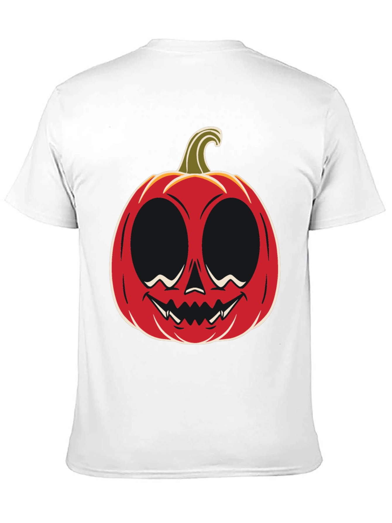 Black Halloween Pumpkin Face Graphic Tee view 11