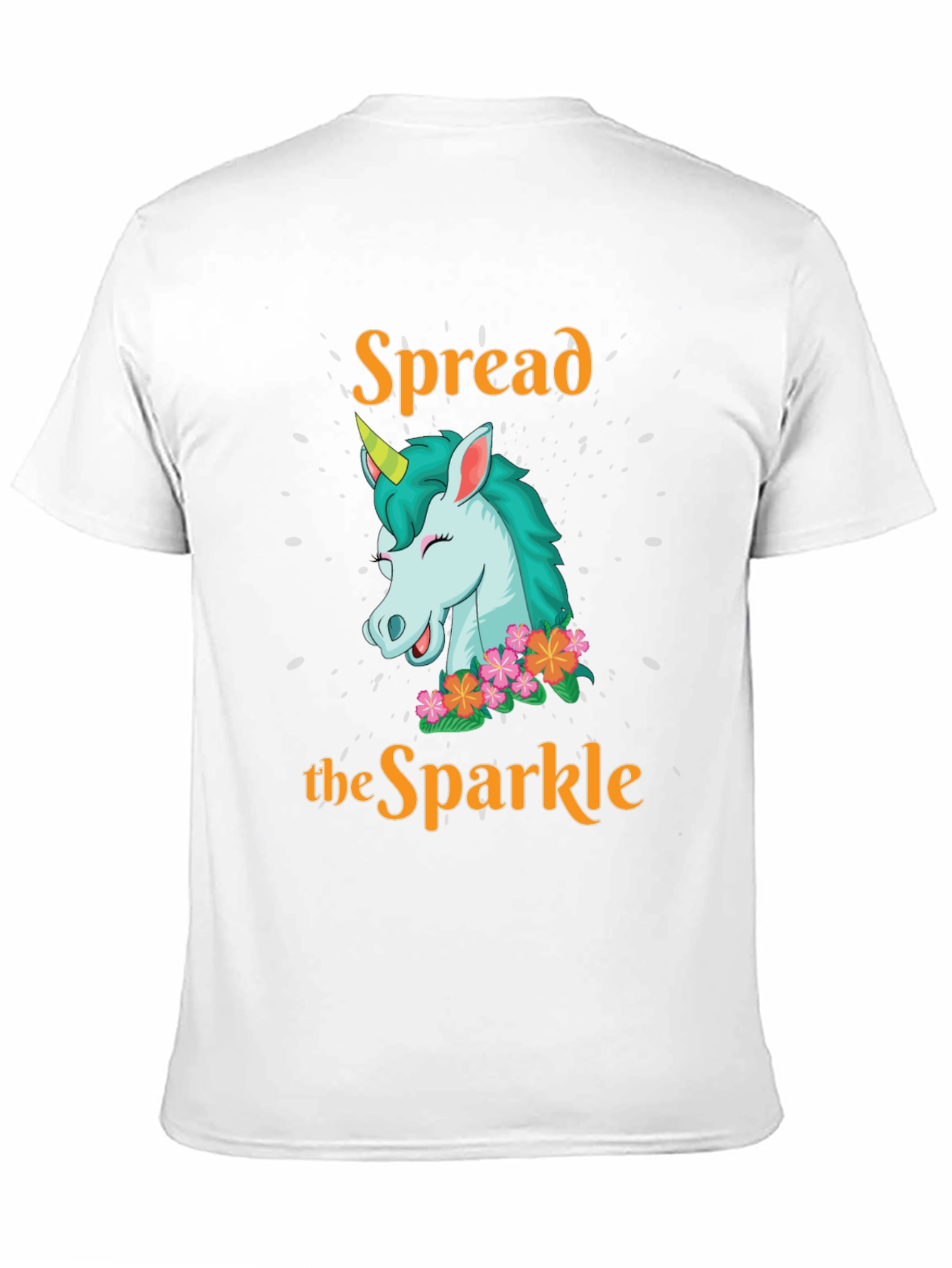 Black Spread the Sparkle Unicorn T-Shirt view 11