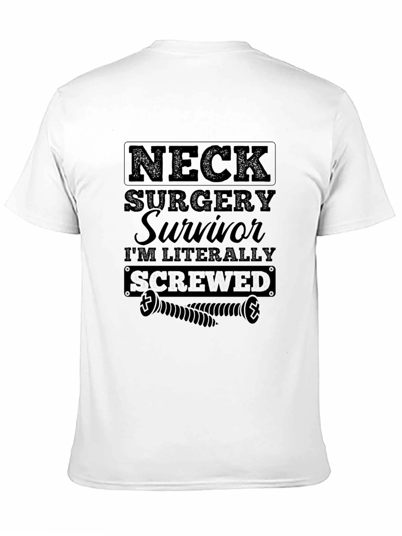 Black Neck Surgery Survivor Graphic Tee view 11