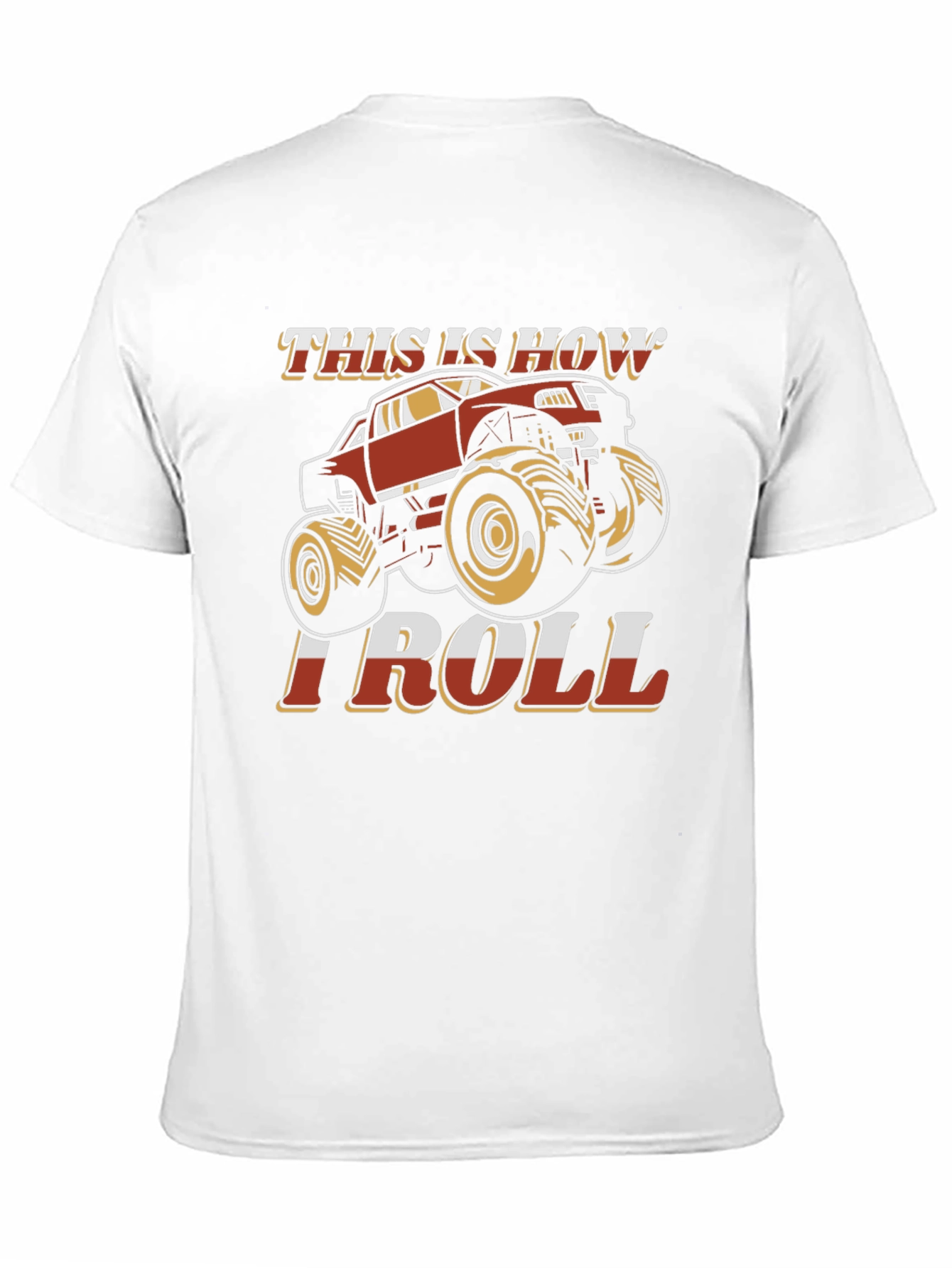 Black Monster Truck Graphic T-Shirt - "This Is How I Roll" view 11