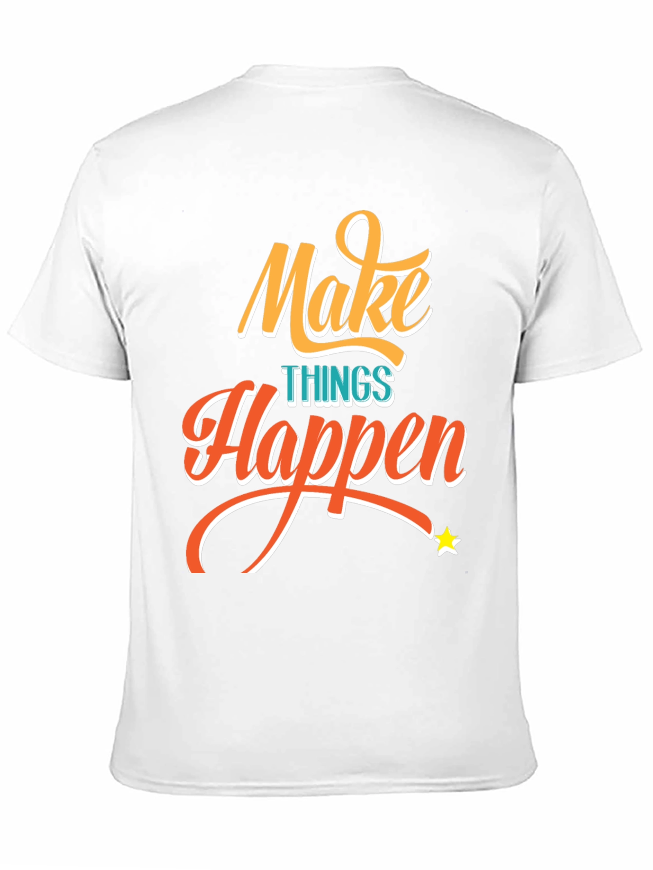 Black Make Things Happen Graphic Tee - Black T-Shirt view 11