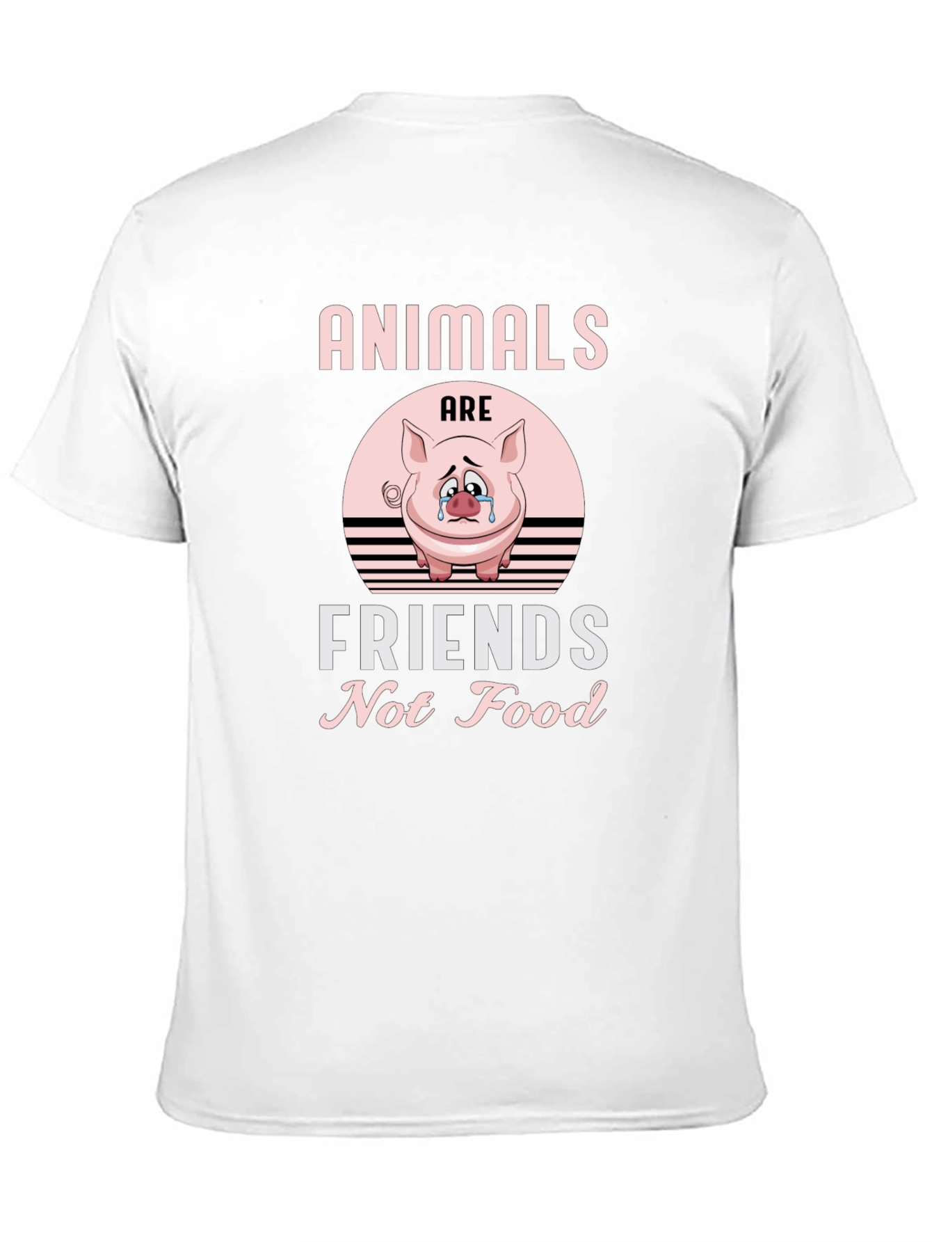 Black Animals Are Friends T-Shirt - Vegan Tee view 11