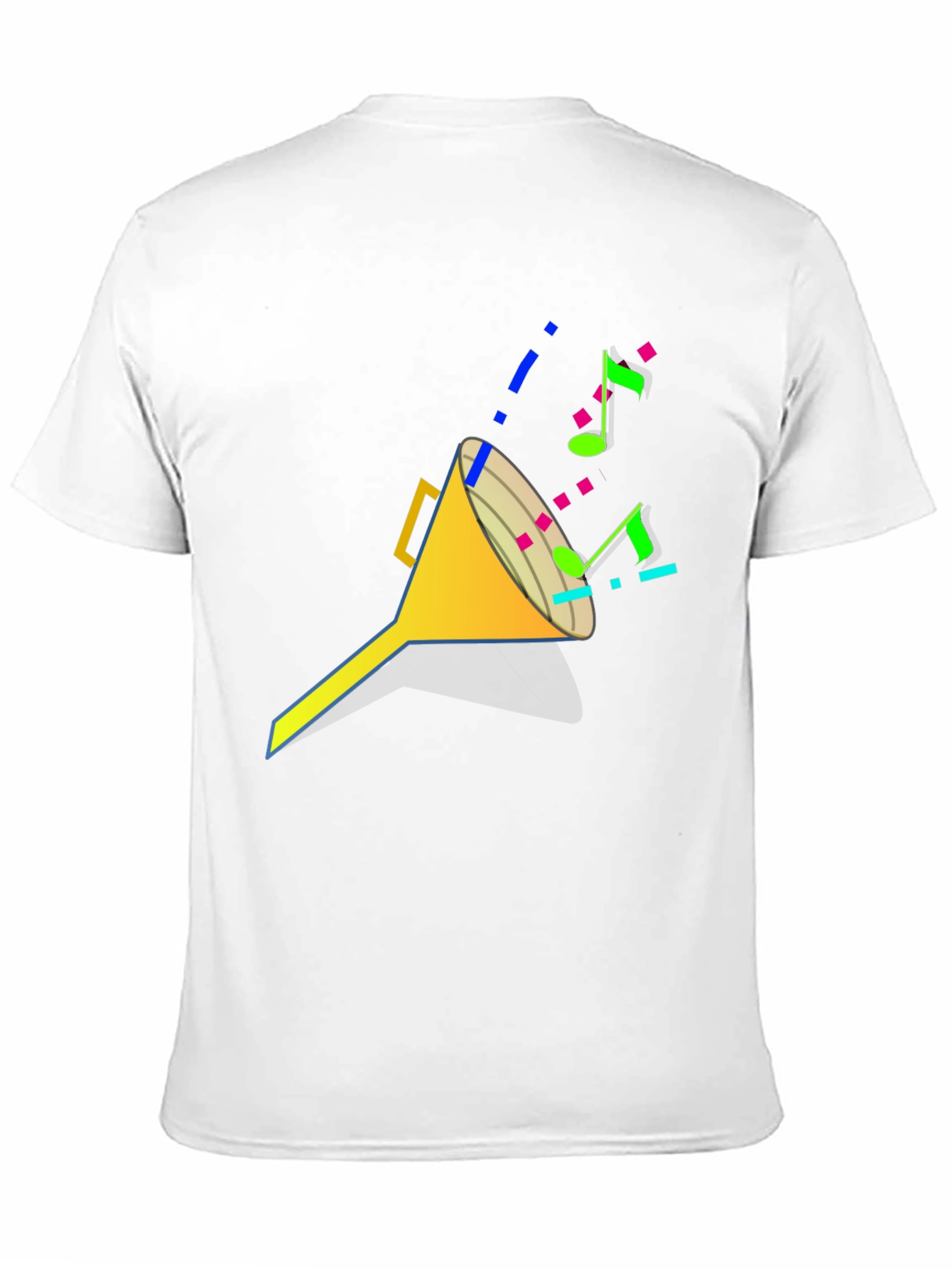 Black Funnel of Music Black T-Shirt - Cool Design view 11