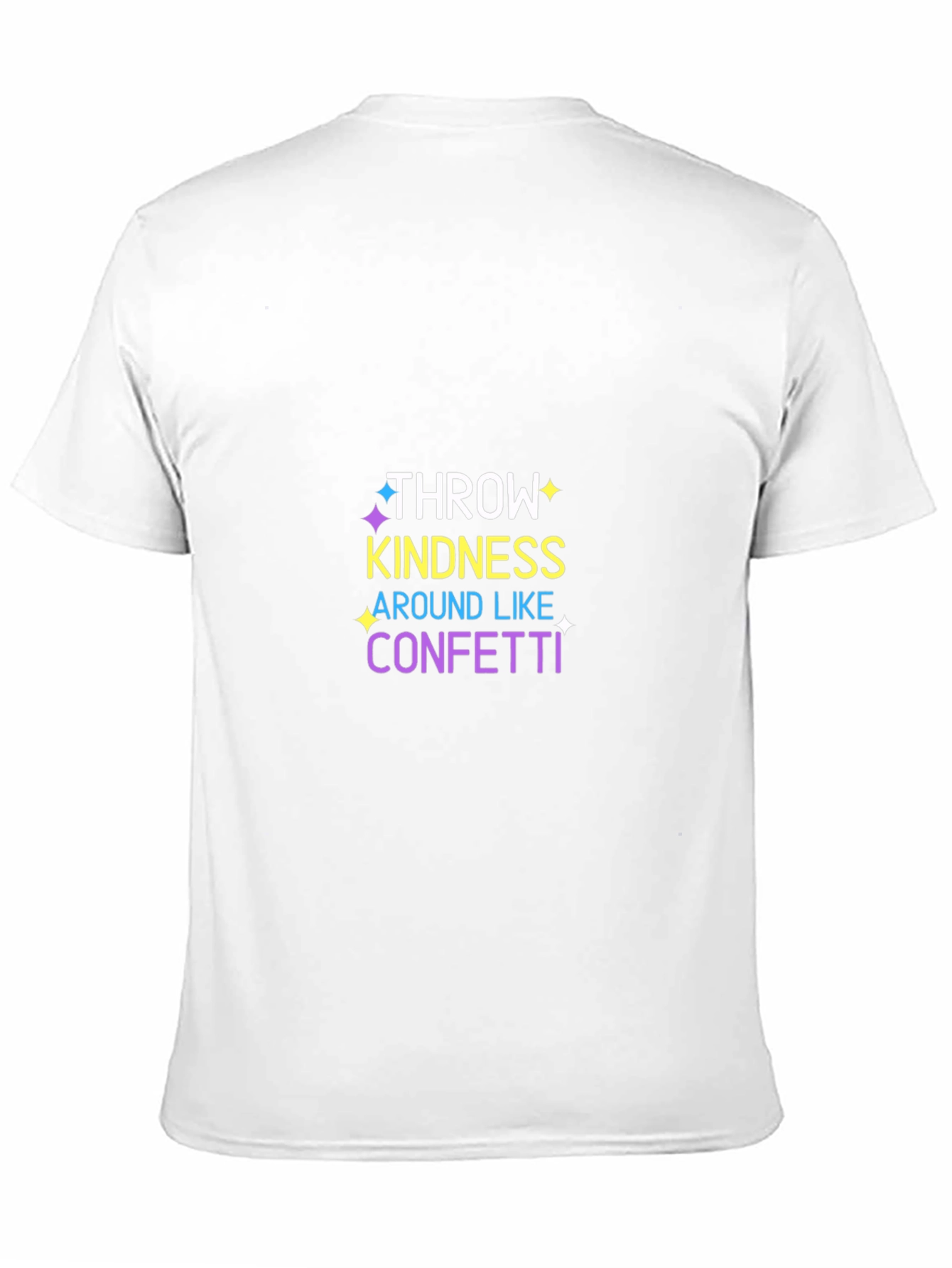 Black Kindness Confetti Graphic T-Shirt - Black view 11