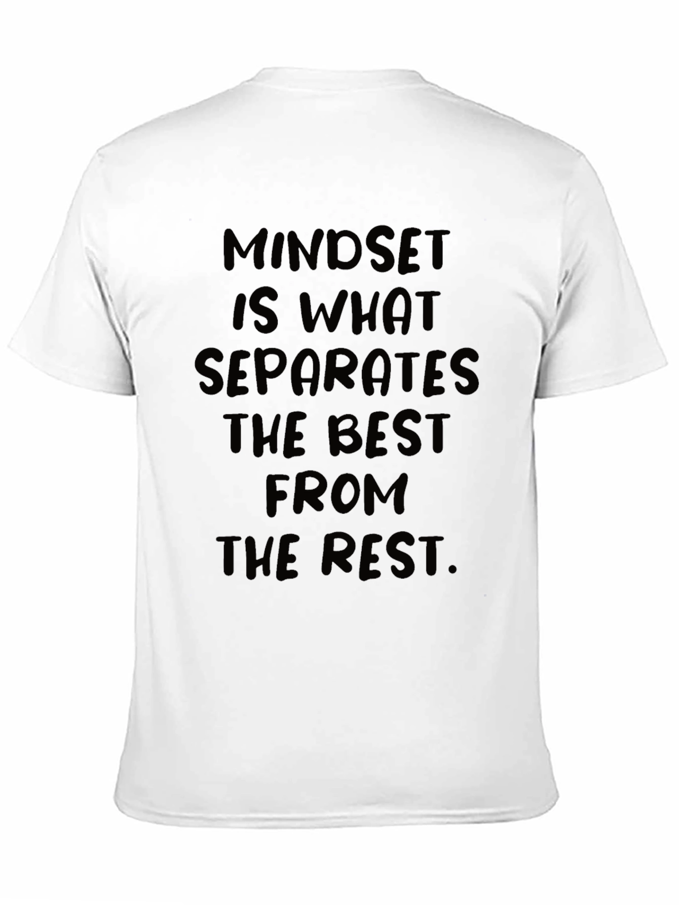 Black Mindset T-Shirt - Best From The Rest Black Tee view 11