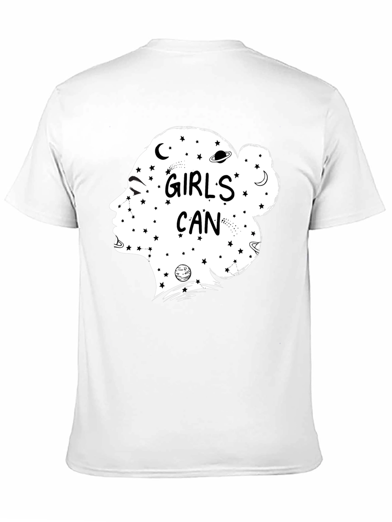 Black Girls Can Black T-Shirt - Empowering Graphic Tee view 11
