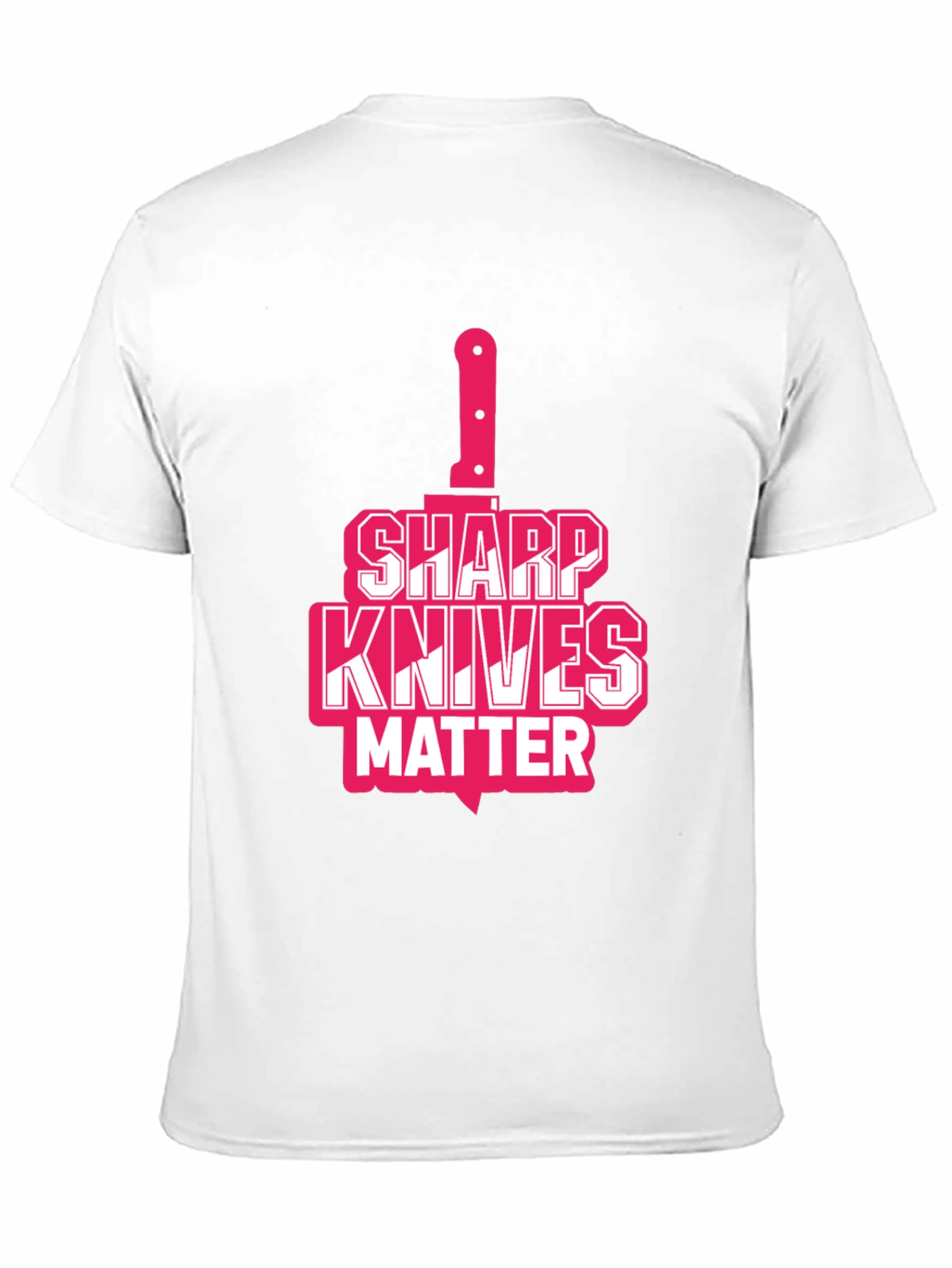 Black Sharp Knives Matter Graphic T-Shirt view 11