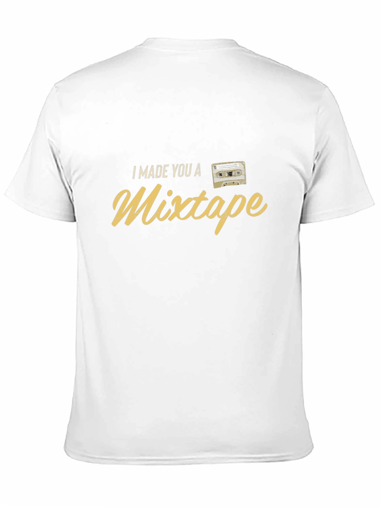 Black I Made You a Mixtape Graphic T-Shirt view 11