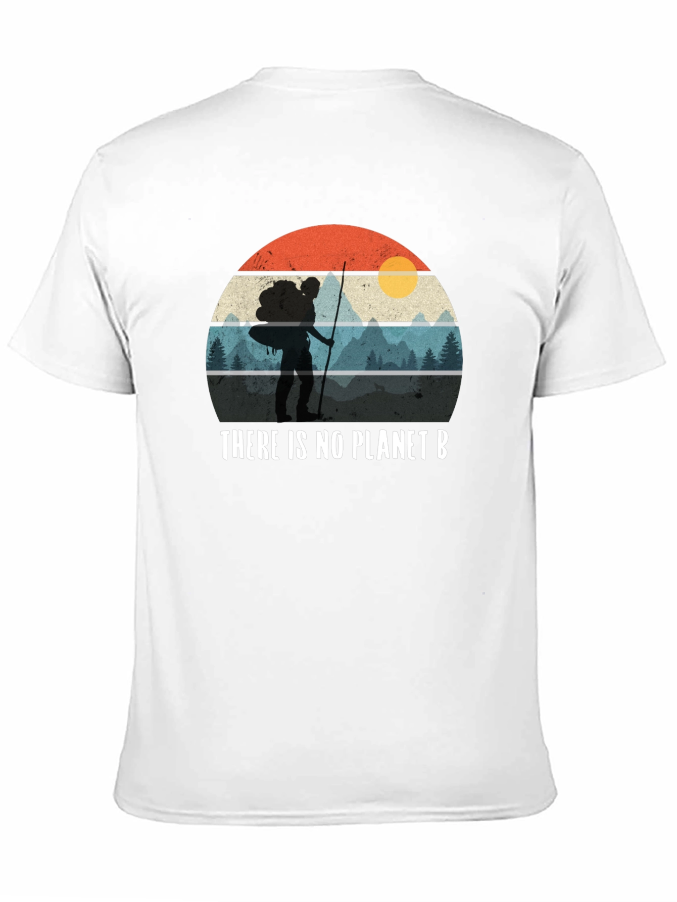 Black No Planet B Graphic Tee - Hiker Design view 11