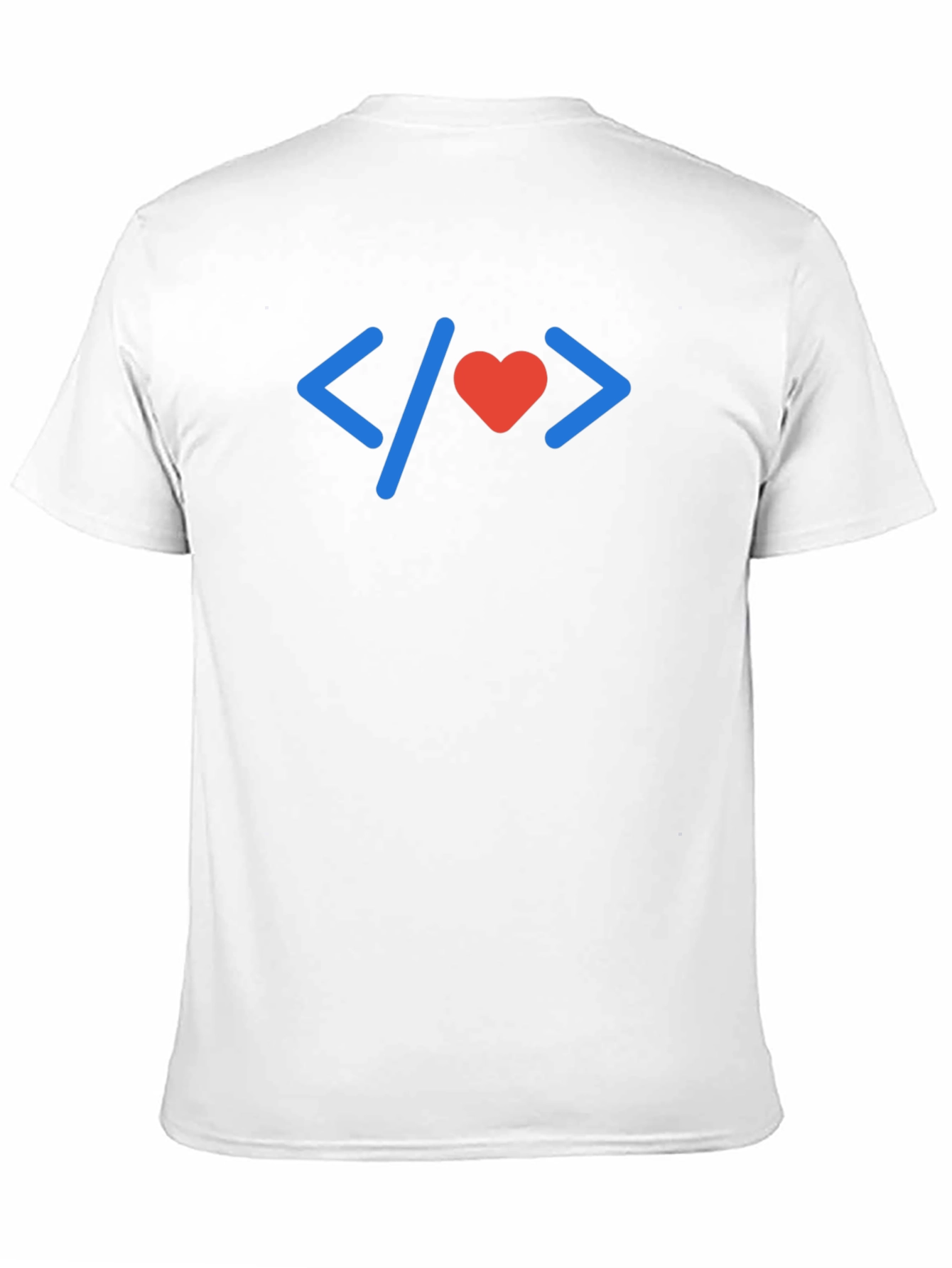 Black Programmer Love T-Shirt - Coding with Heart view 11