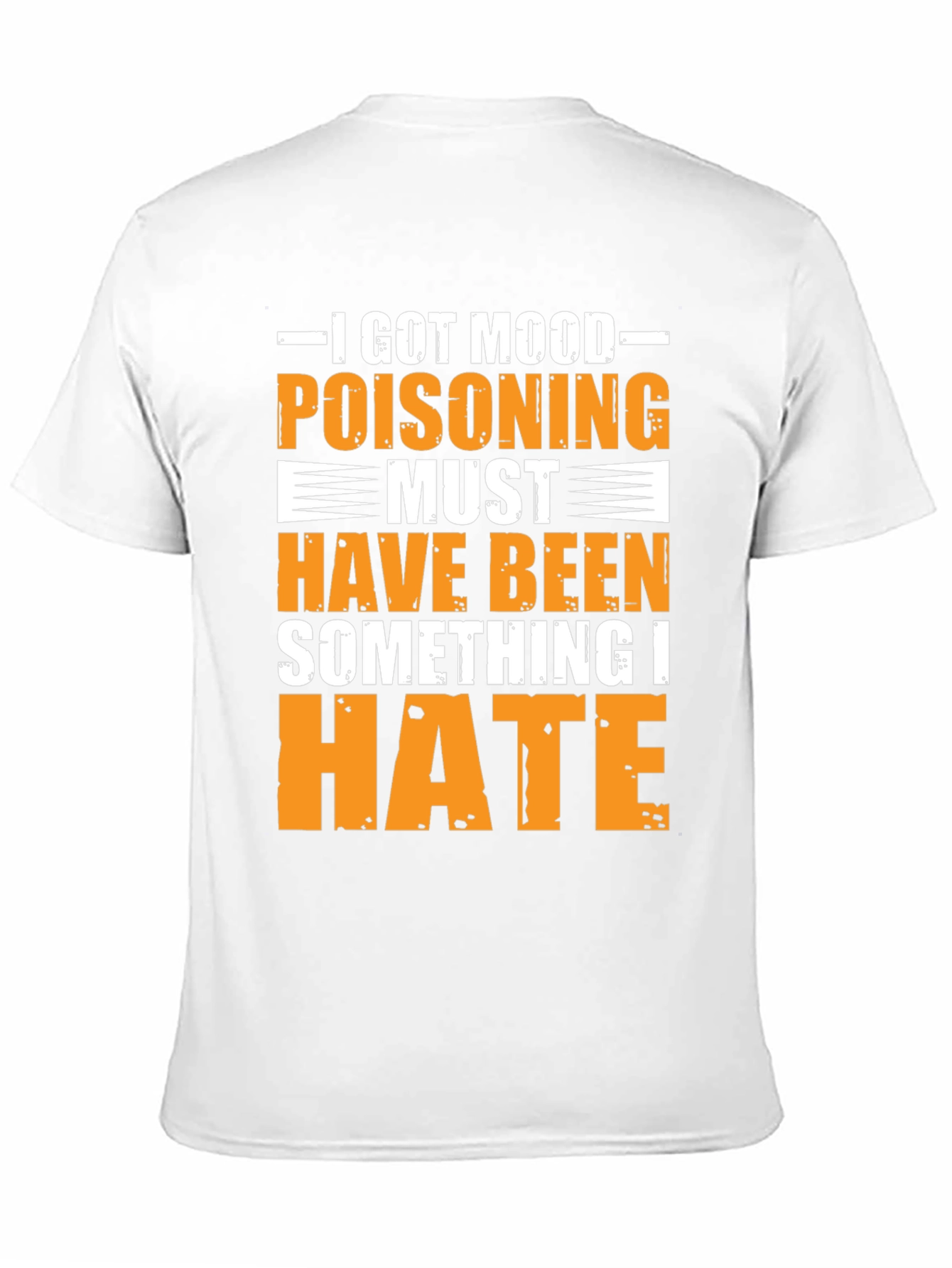 Black Mood Poisoning Funny Graphic T-Shirt view 11