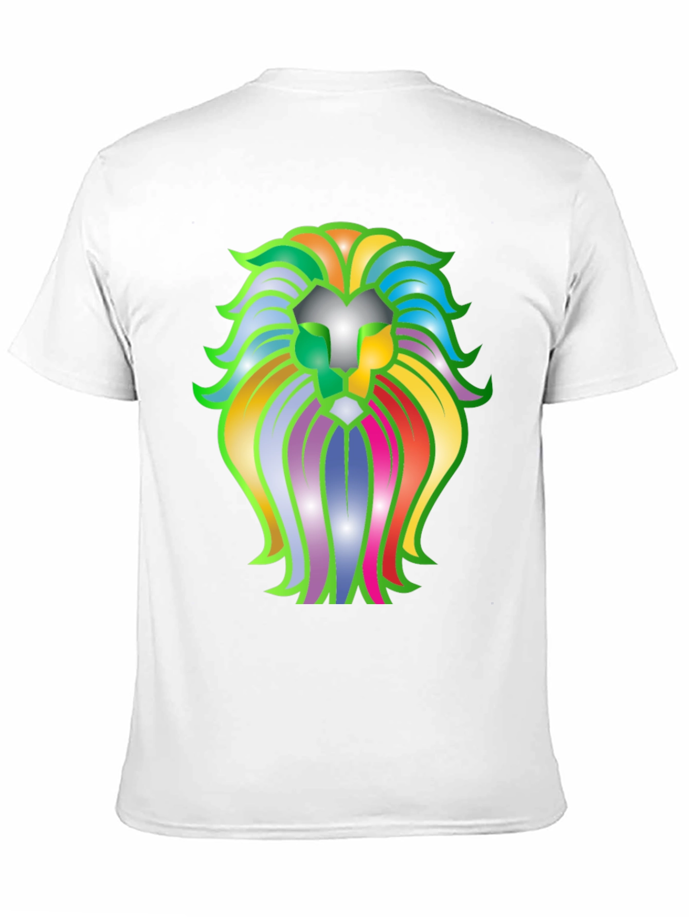 Black Lion Graphic Black T-Shirt view 11