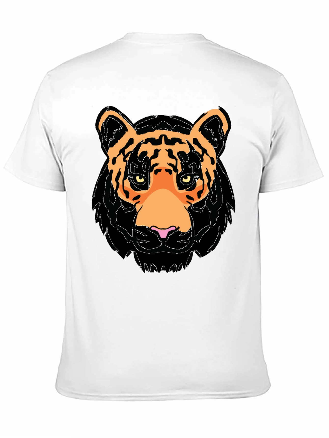 Black Tiger Graphic Black T-Shirt view 11