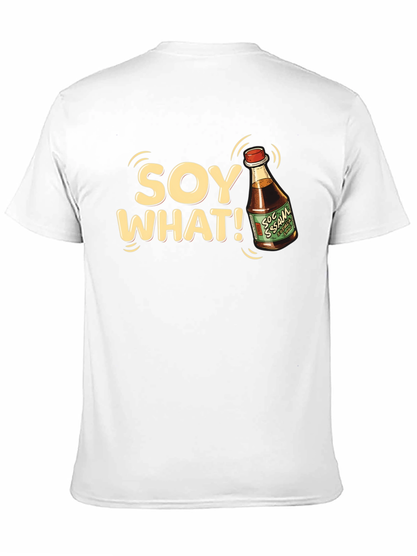 Black Soy What T-Shirt - Funny Foodie Tee view 11