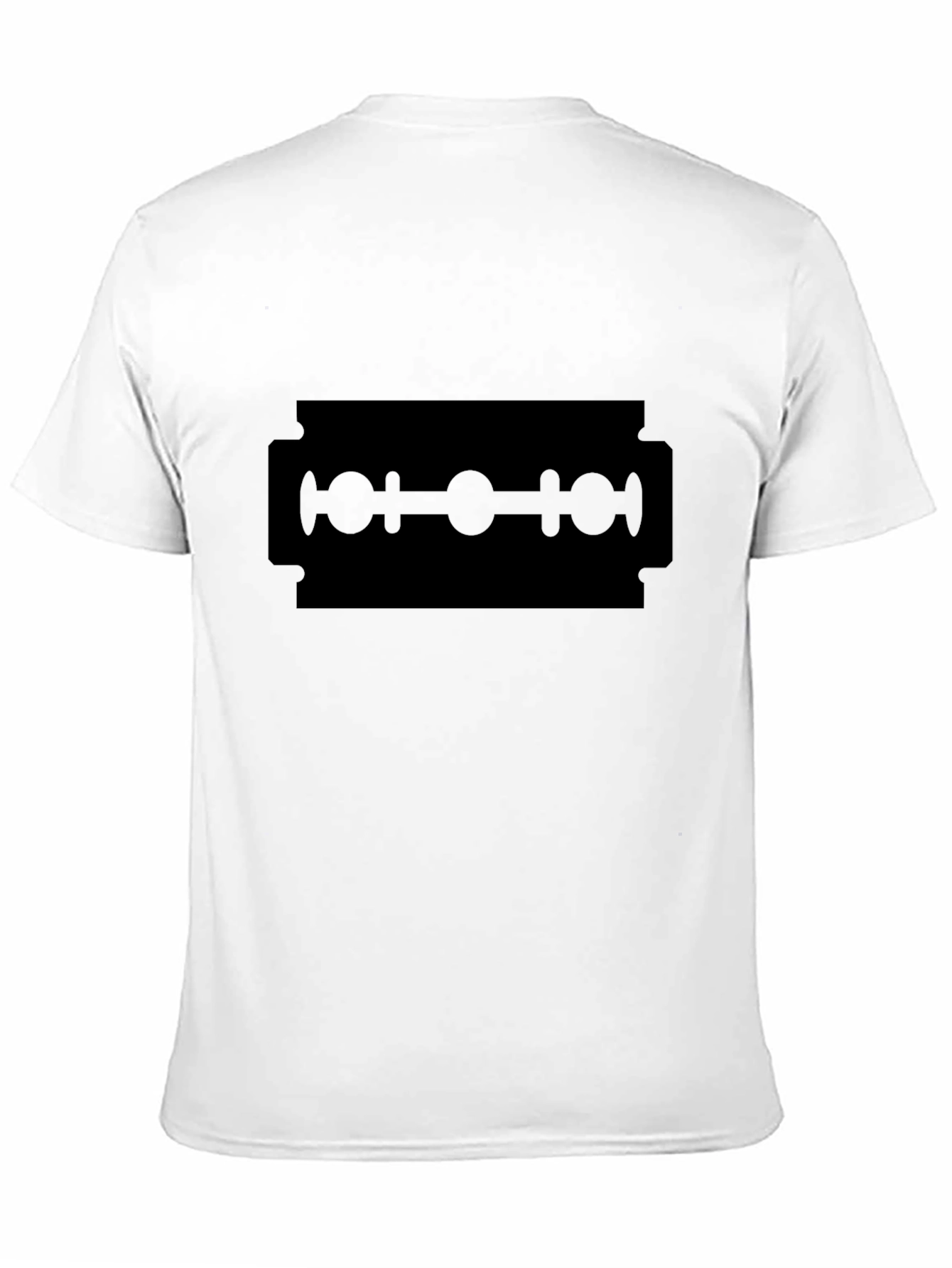 Black Black Razor Blade Graphic Tee - Edgy Style view 11
