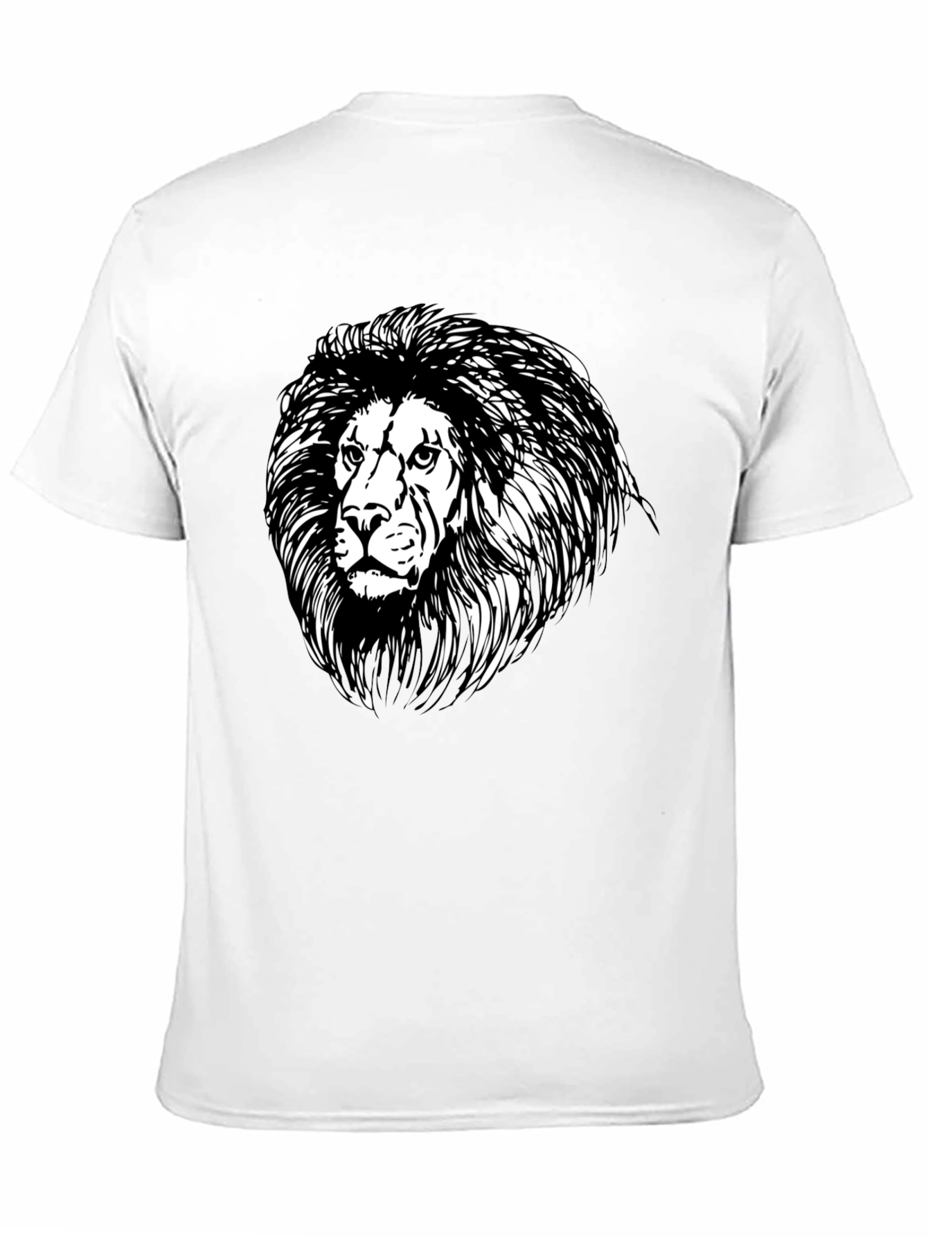 Black Lion Graphic Black Tee - Classic Style view 11