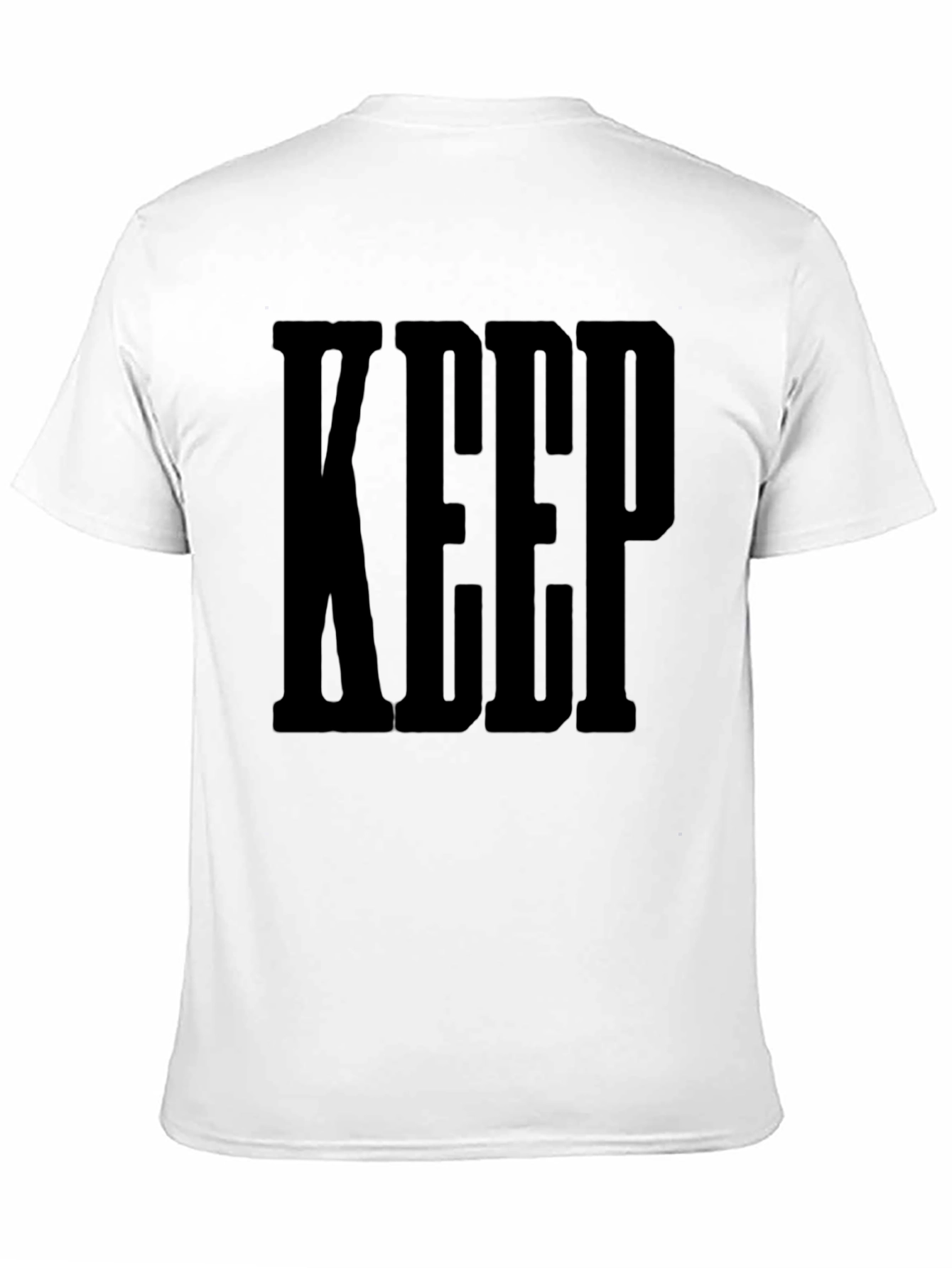 Black KEEP Graphic Tee - Bold Statement T-Shirt view 11