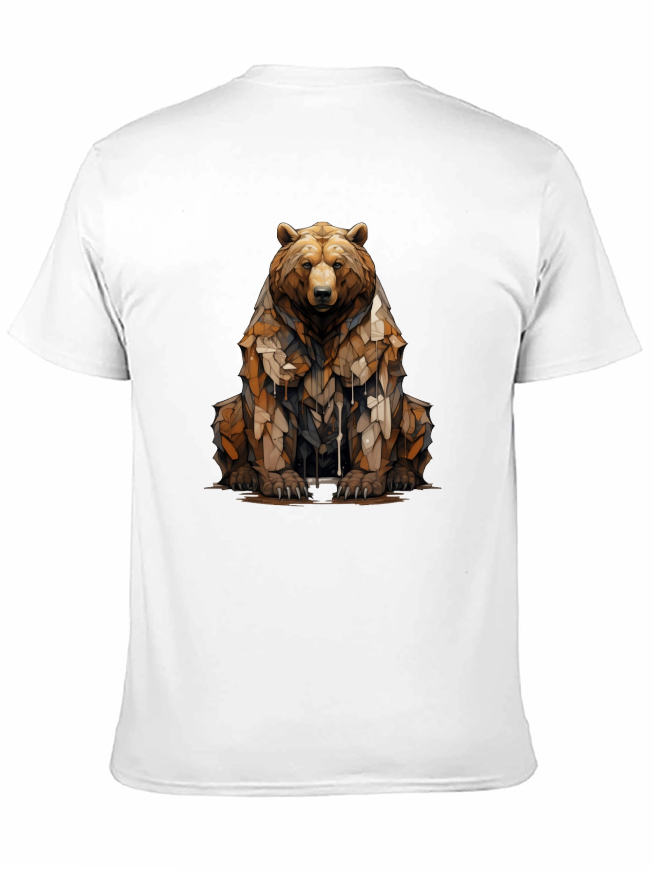 Black Bear Graphic T-Shirt - Men's Black Tee view 11