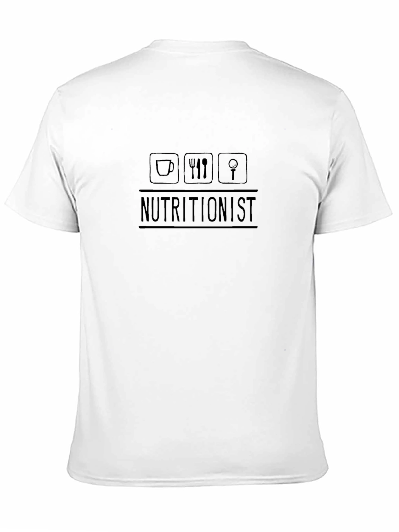 Black Nutritionist T-Shirt - Foodie Tee - Dietitian Shirt view 11