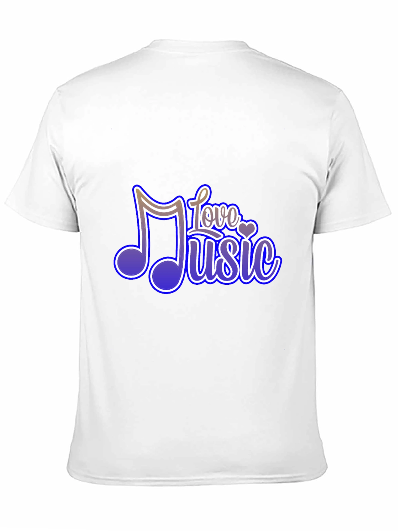 Black Love Music Graphic Tee - Soft Black T-Shirt view 11