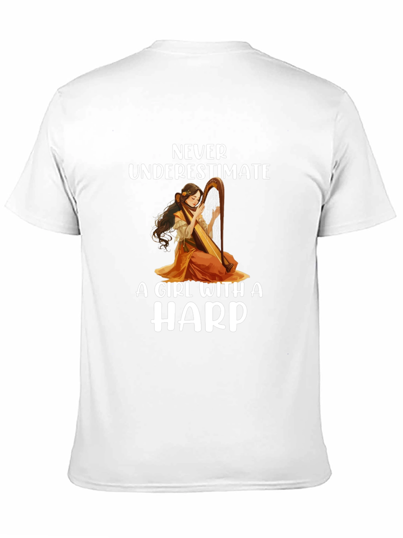 Harp Girl T-Shirt - Never Underestimate - 11