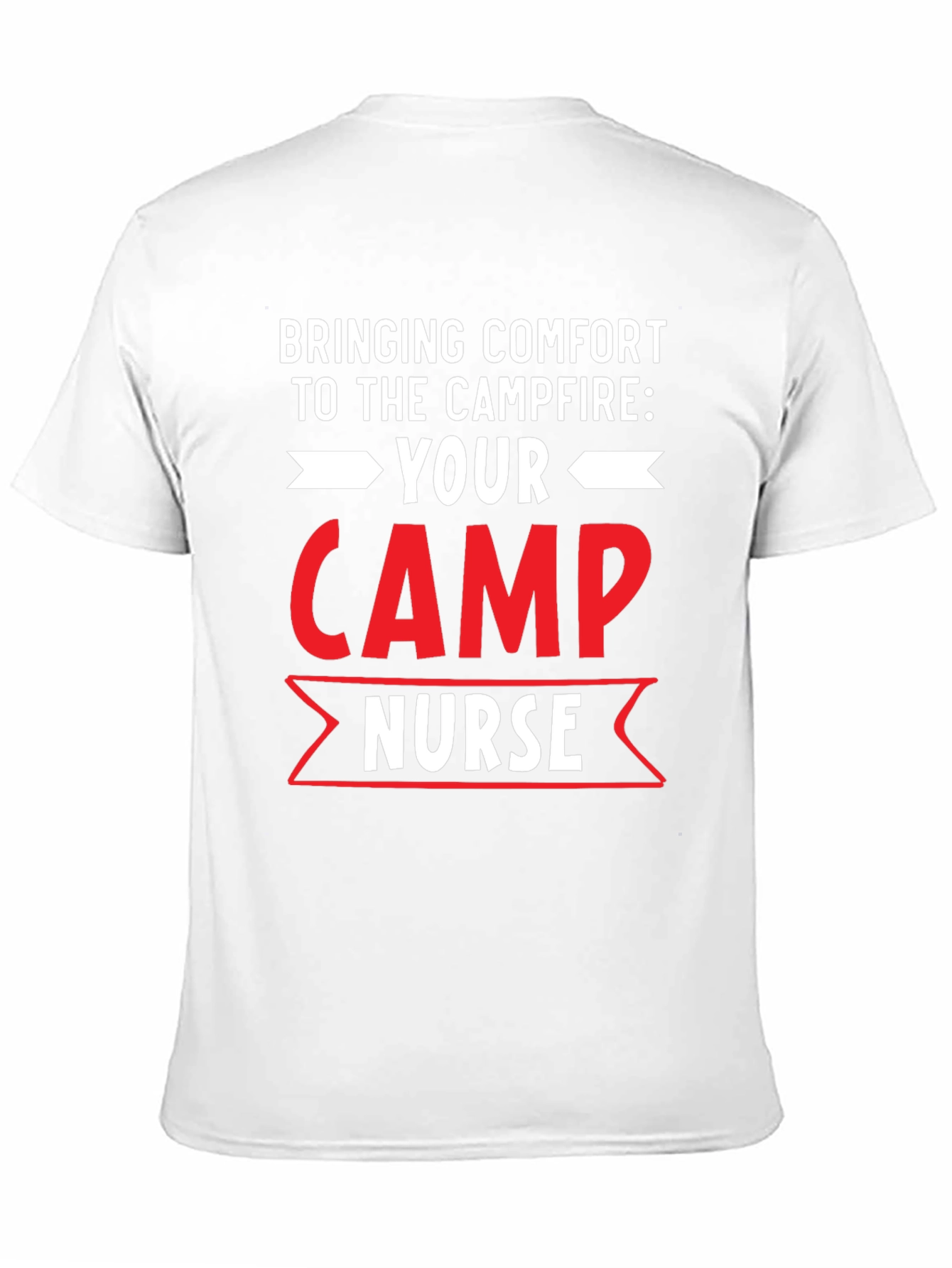 Black Camp Nurse Comfort T-Shirt view 11