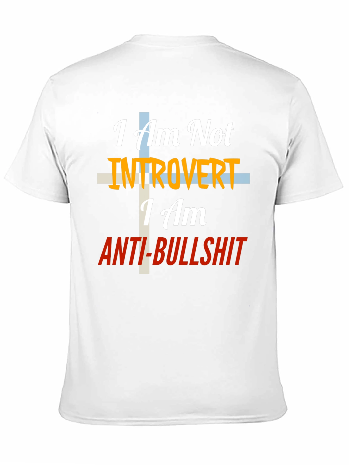 Black I Am Not Introvert T-Shirt view 11
